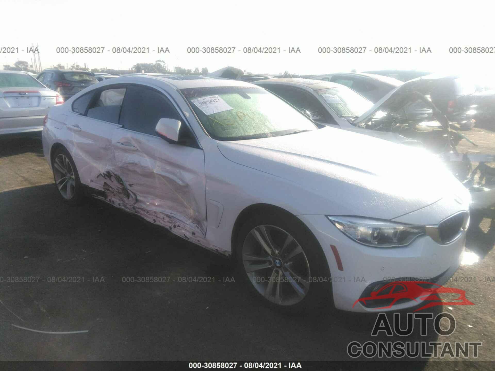 BMW 4 SERIES 2017 - WBA4F7C32HG788925