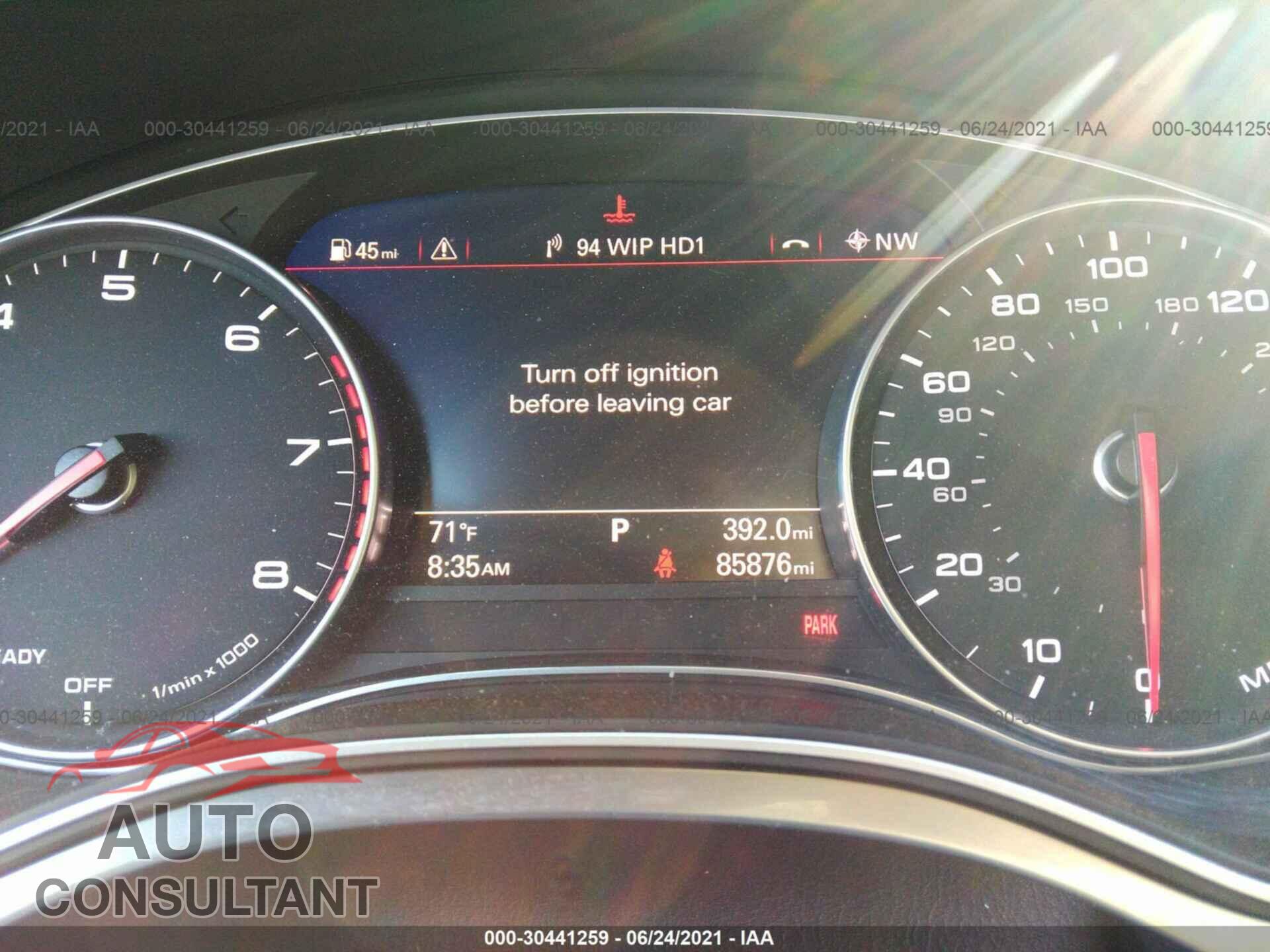 AUDI A6 2017 - WAUF2AFC4HN054196