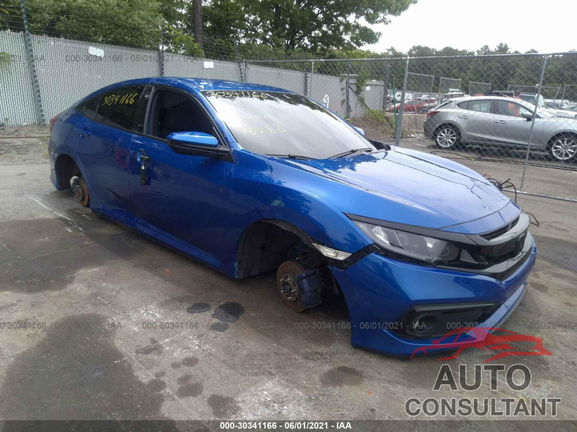 HONDA CIVIC SEDAN 2019 - 2HGFC2F86KH566500