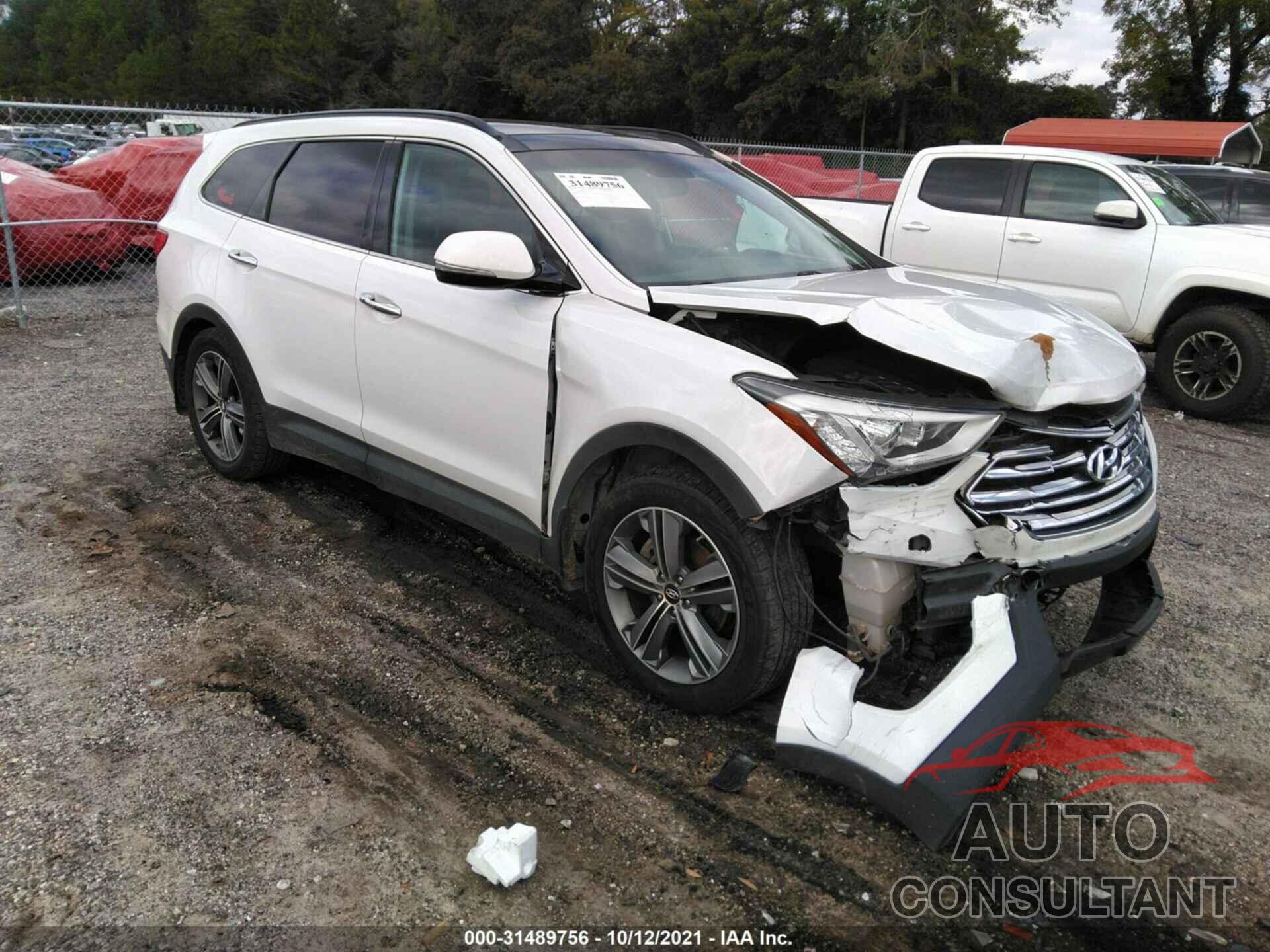 HYUNDAI SANTA FE 2016 - KM8SR4HF4GU139593