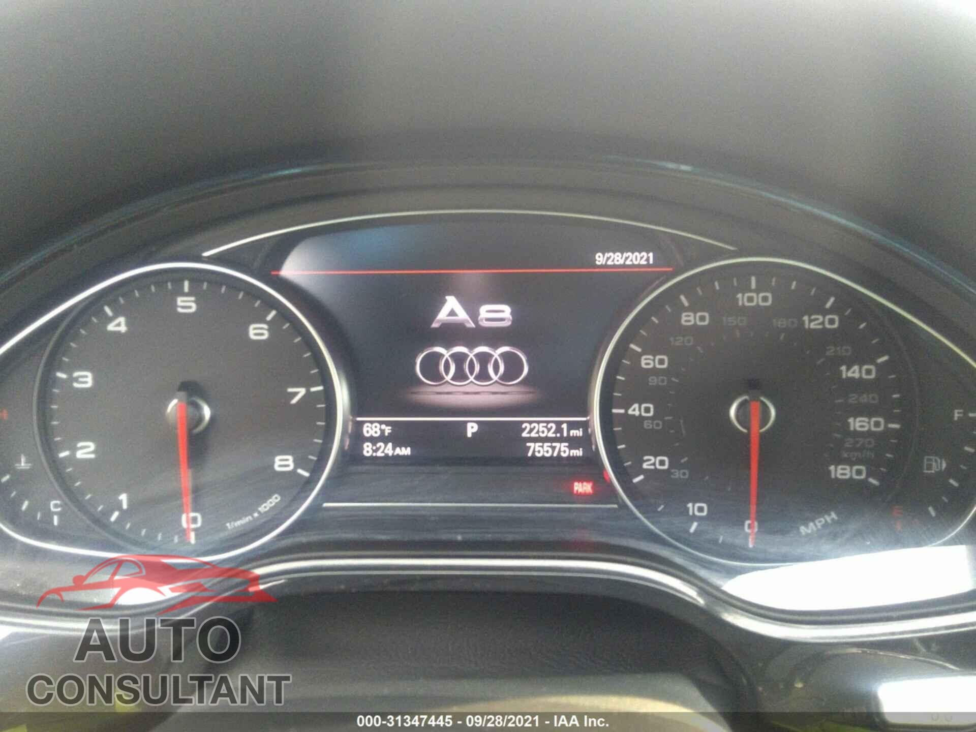 AUDI A8 L 2016 - WAU34AFD2GN013473