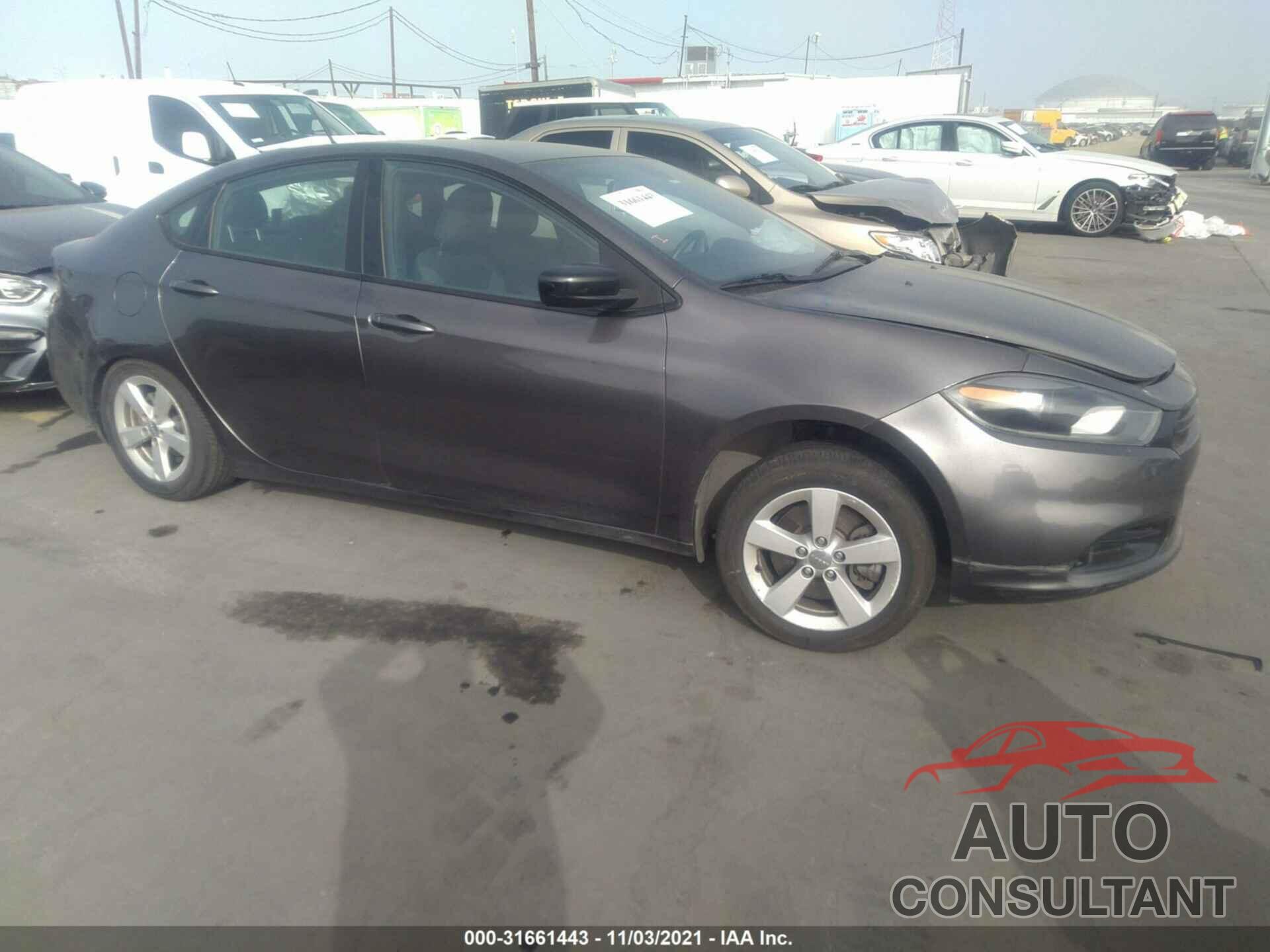 DODGE DART 2016 - 1C3CDFBB2GD516855