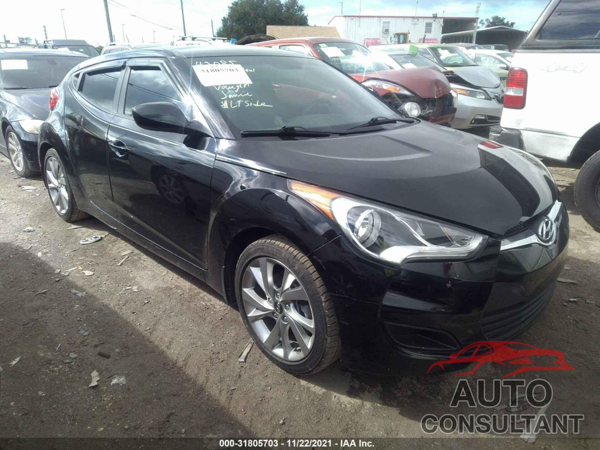 HYUNDAI VELOSTER 2016 - KMHTC6AD6GU248714