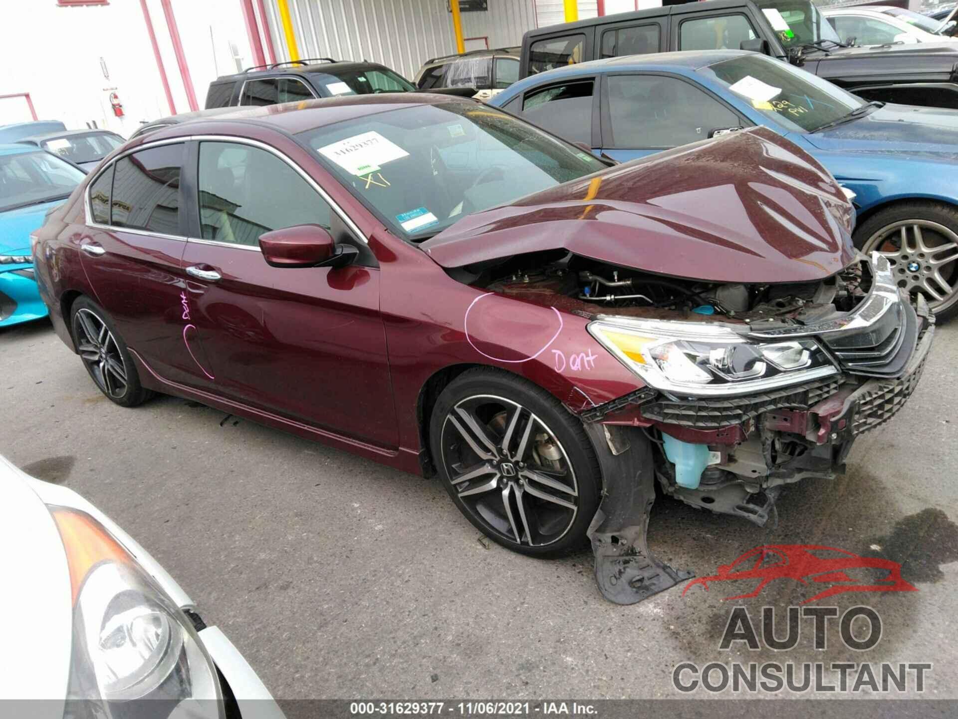 HONDA ACCORD SEDAN 2017 - 1HGCR2F15HA067831