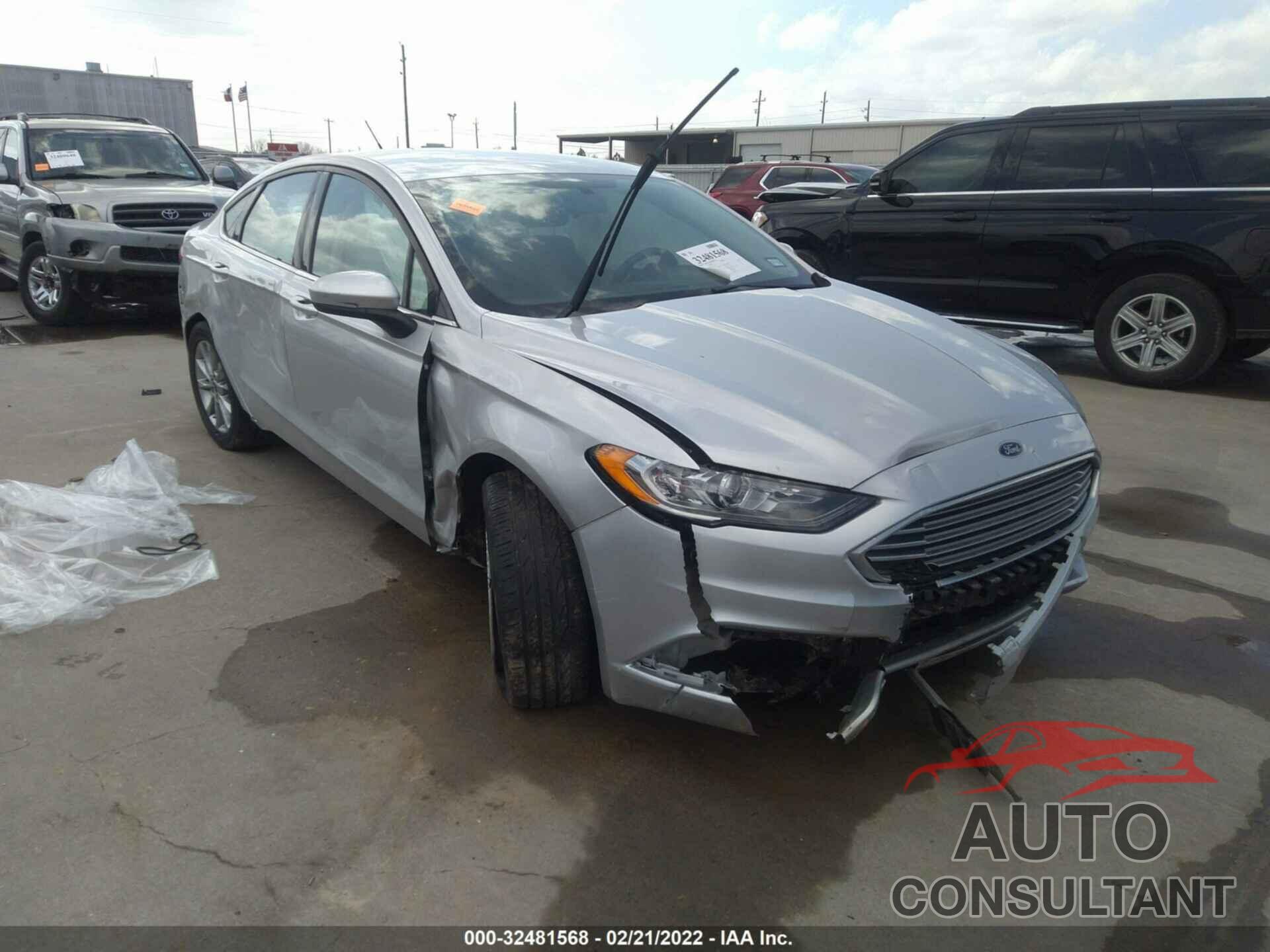 FORD FUSION 2017 - 3FA6P0H77HR113470