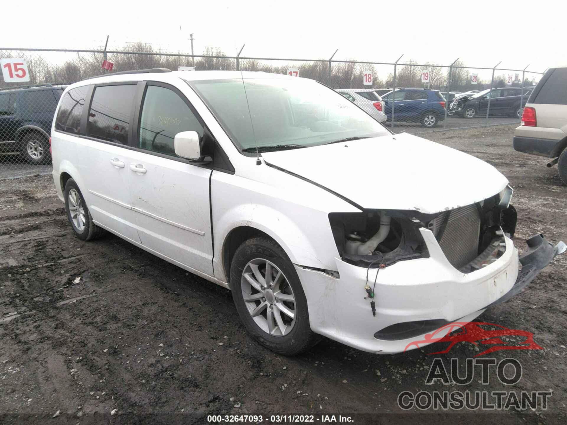 DODGE GRAND CARAVAN 2016 - 2C4RDGCG9GR179099