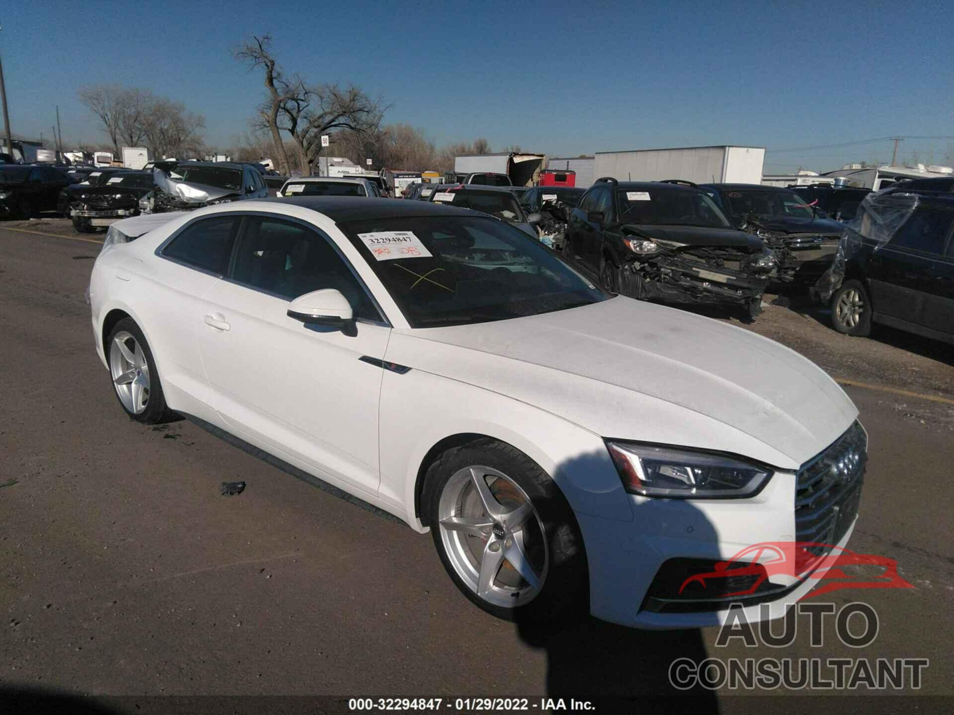 AUDI A5 COUPE 2018 - WAUUNAF57JA026518