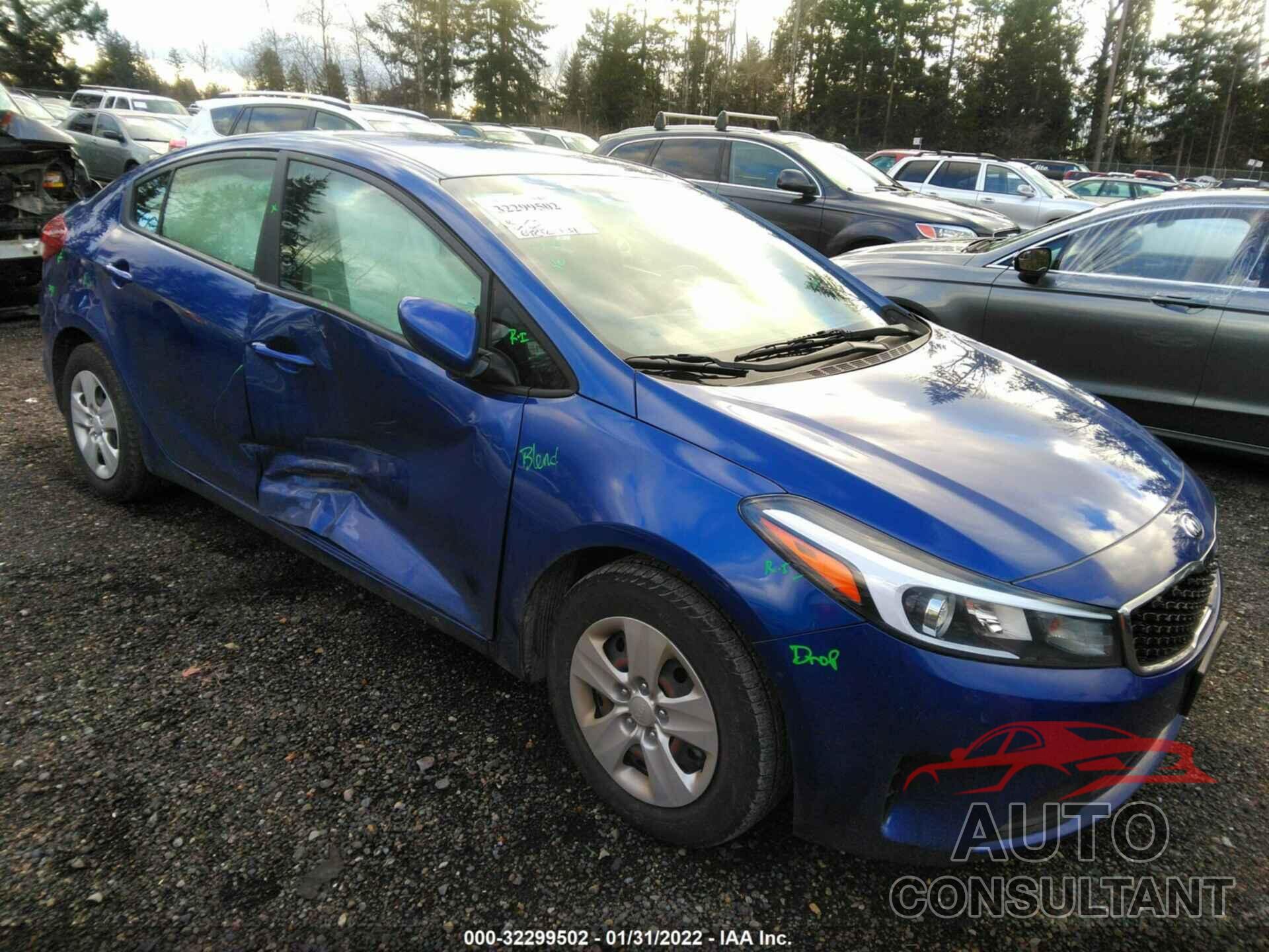 KIA FORTE 2018 - 3KPFL4A7XJE209825
