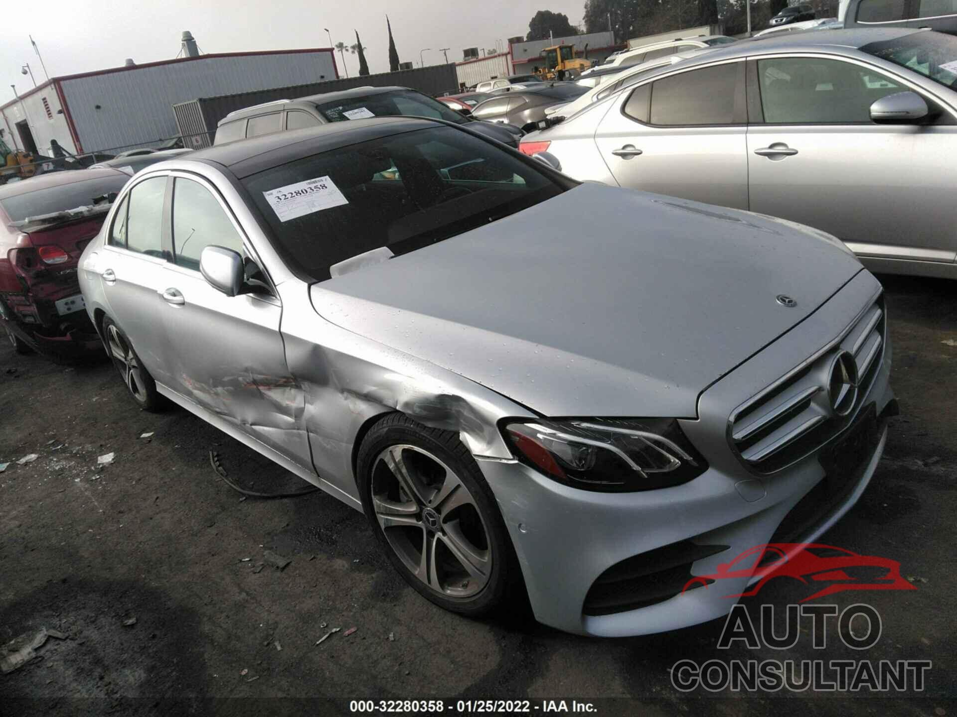 MERCEDES-BENZ E-CLASS 2019 - WDDZF4JB1KA655753
