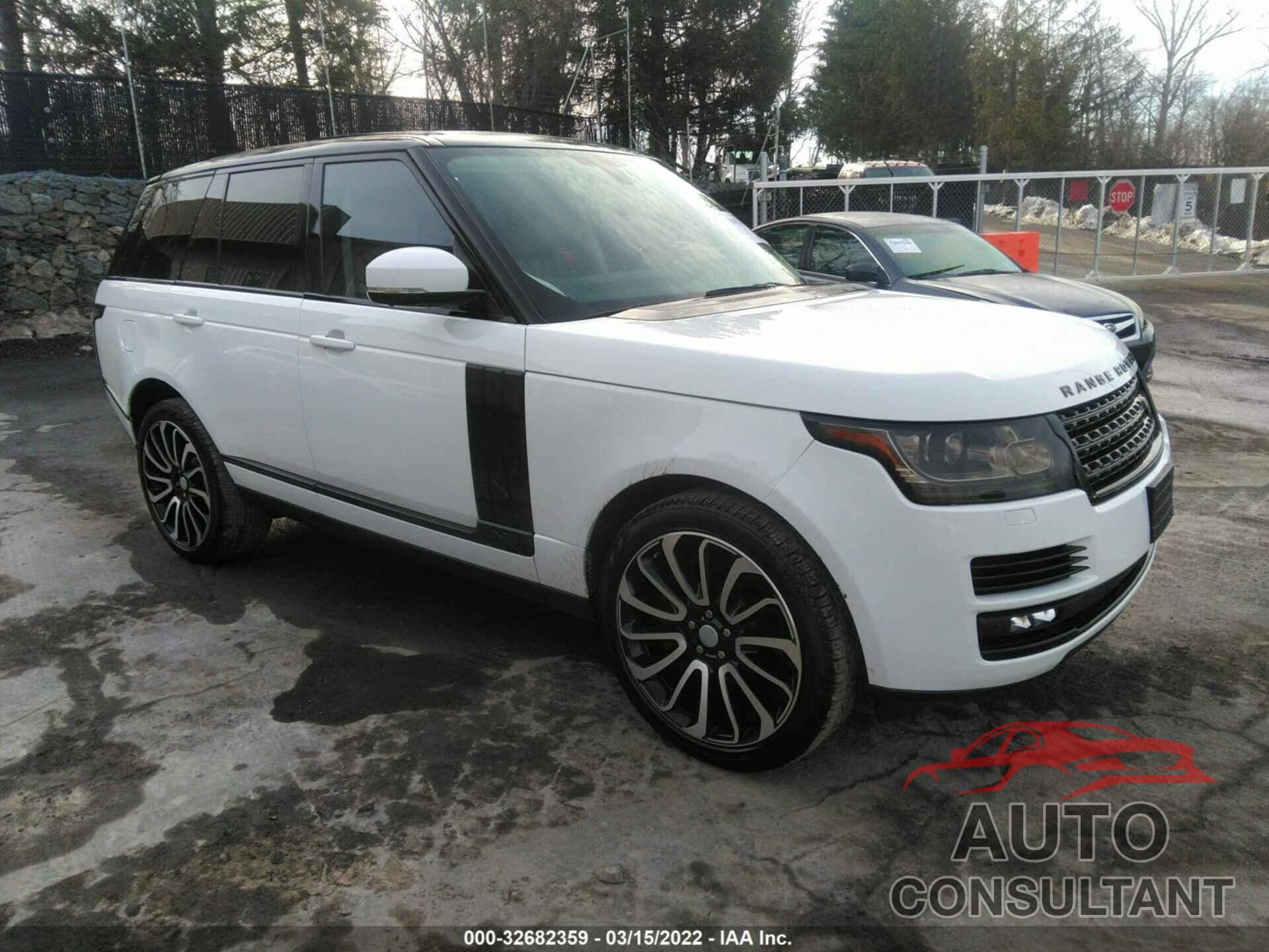 LAND ROVER RANGE ROVER 2016 - SALGS2VF4GA275742