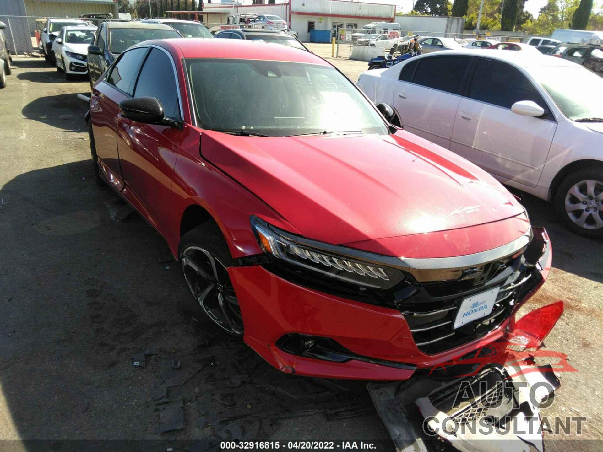 HONDA ACCORD SEDAN 2021 - 1HGCV1F39MA090126