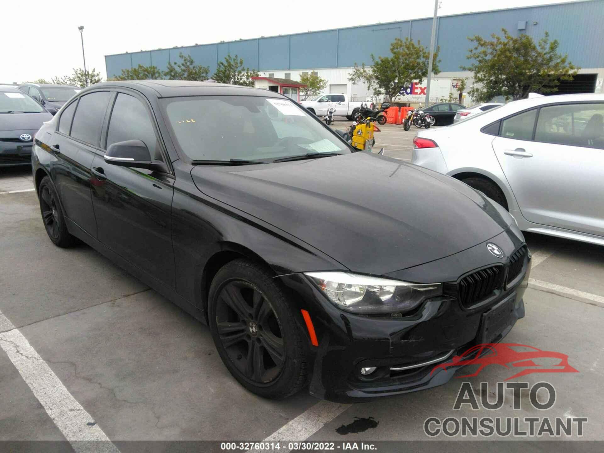 BMW 3 SERIES 2016 - WBA8E9G55GNT43701