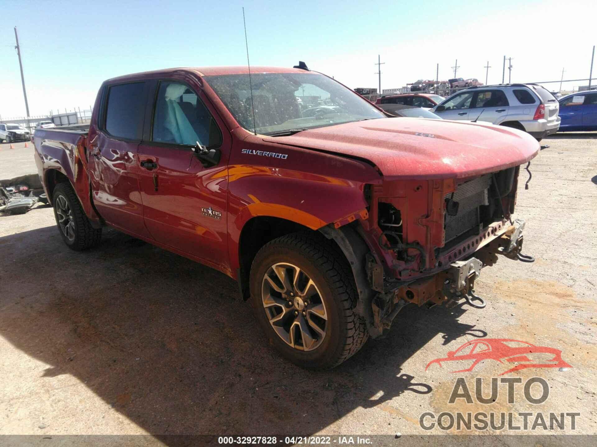 CHEVROLET SILVERADO 1500 2021 - 3GCUYEEL8MG387117