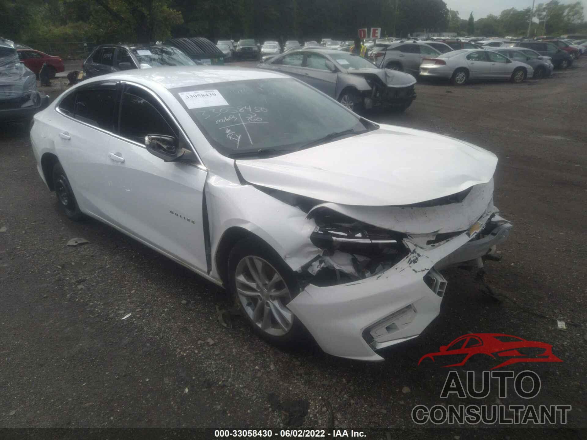 CHEVROLET MALIBU 2017 - 1G1ZE5STXHF122752