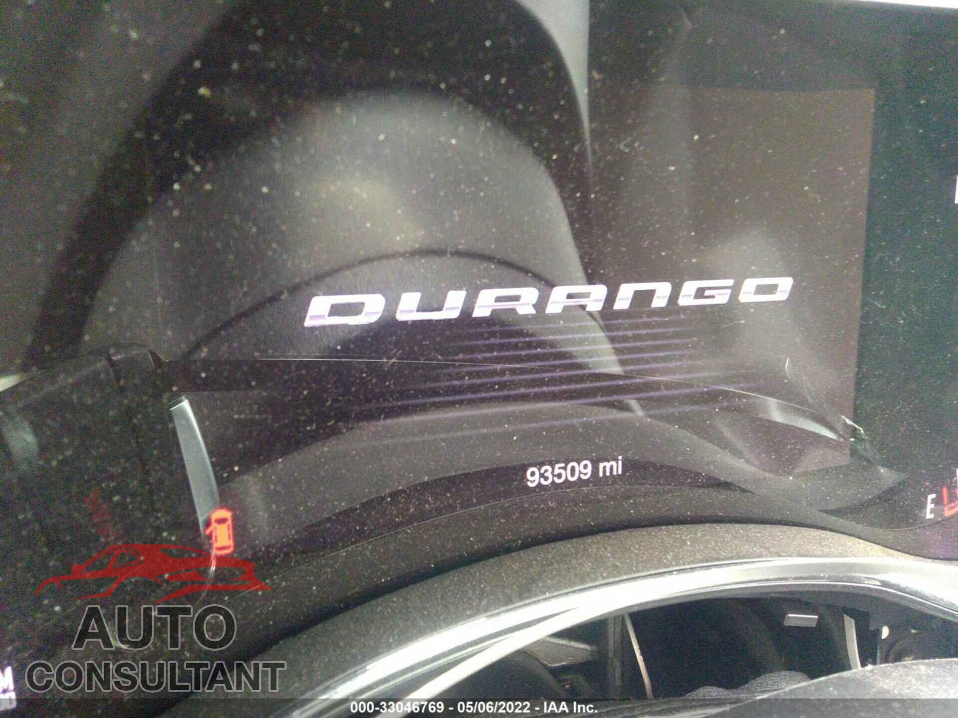 DODGE DURANGO 2018 - 1C4RDJAG1JC312695