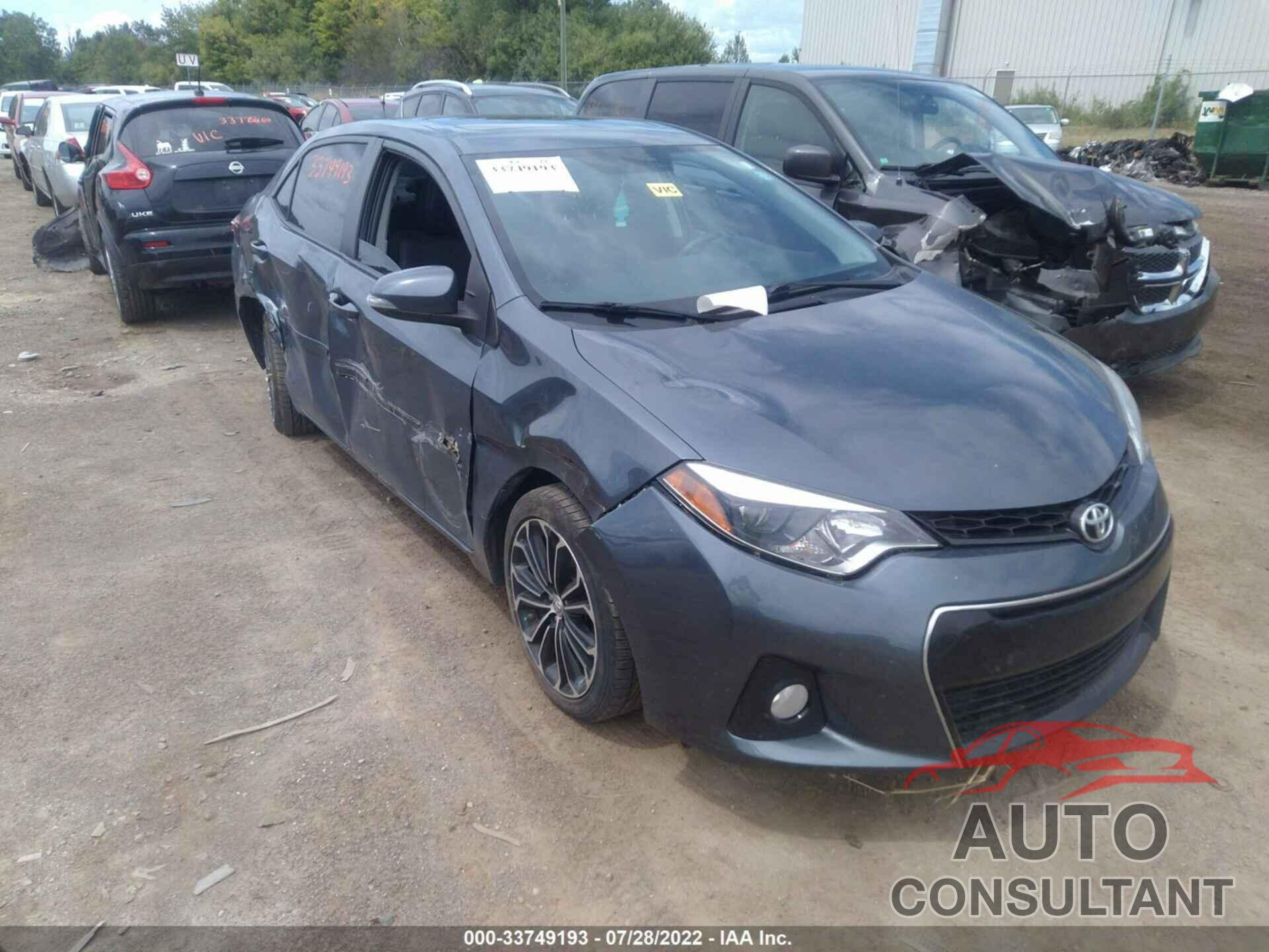 TOYOTA COROLLA 2016 - 2T1BURHE4GC736960