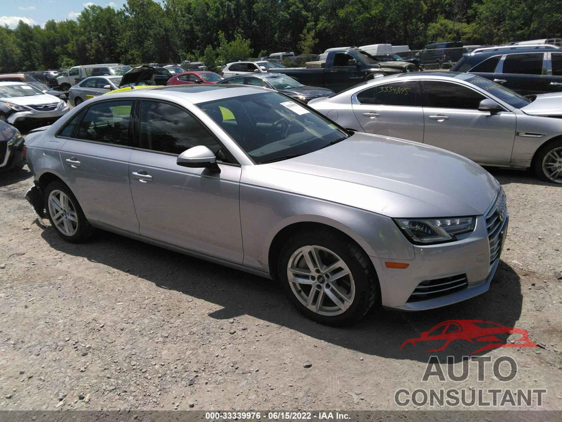 AUDI A4 2017 - WAUANAF49HN055693