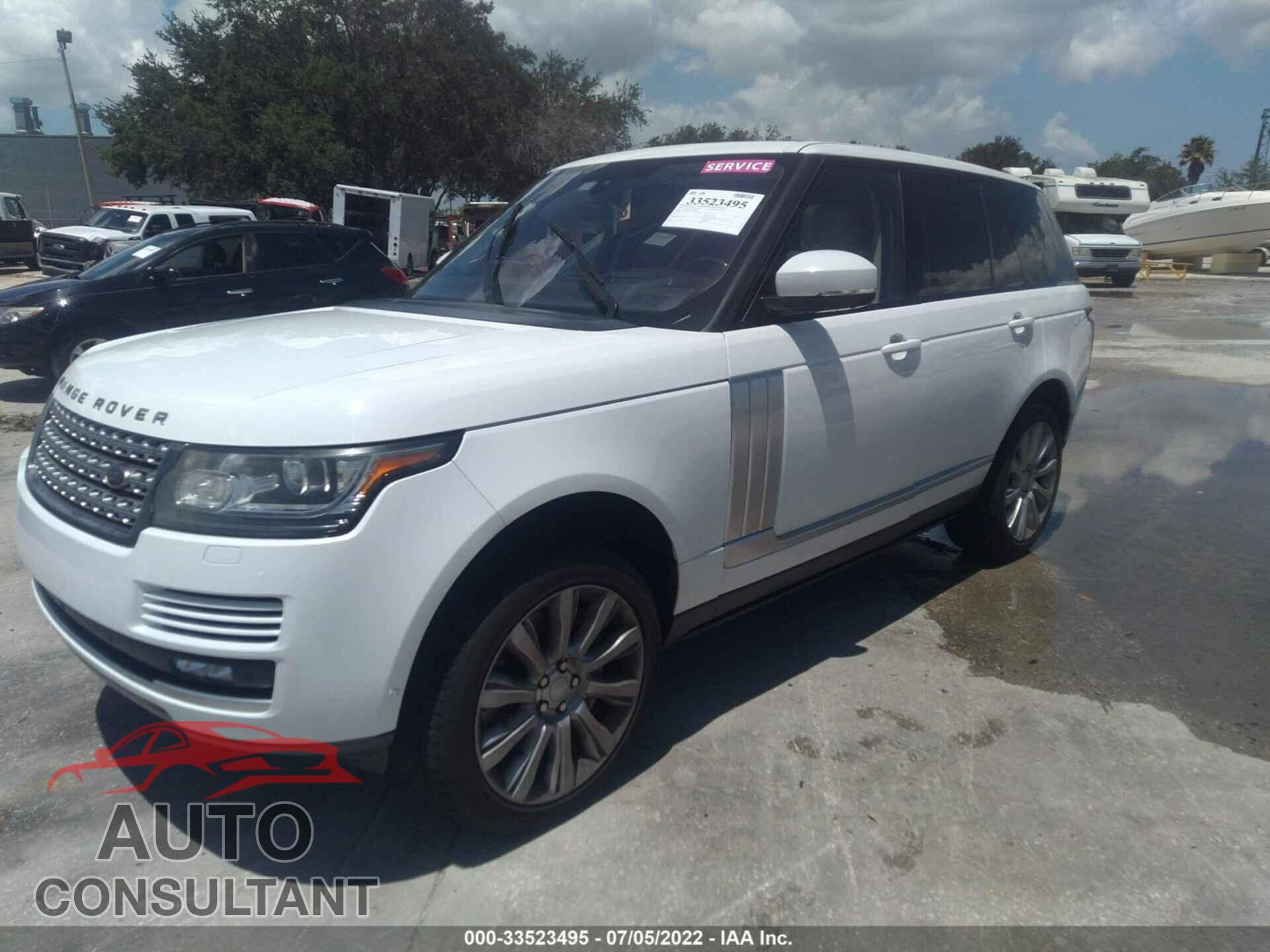 LAND ROVER RANGE ROVER 2016 - SALGS2VF0GA246013