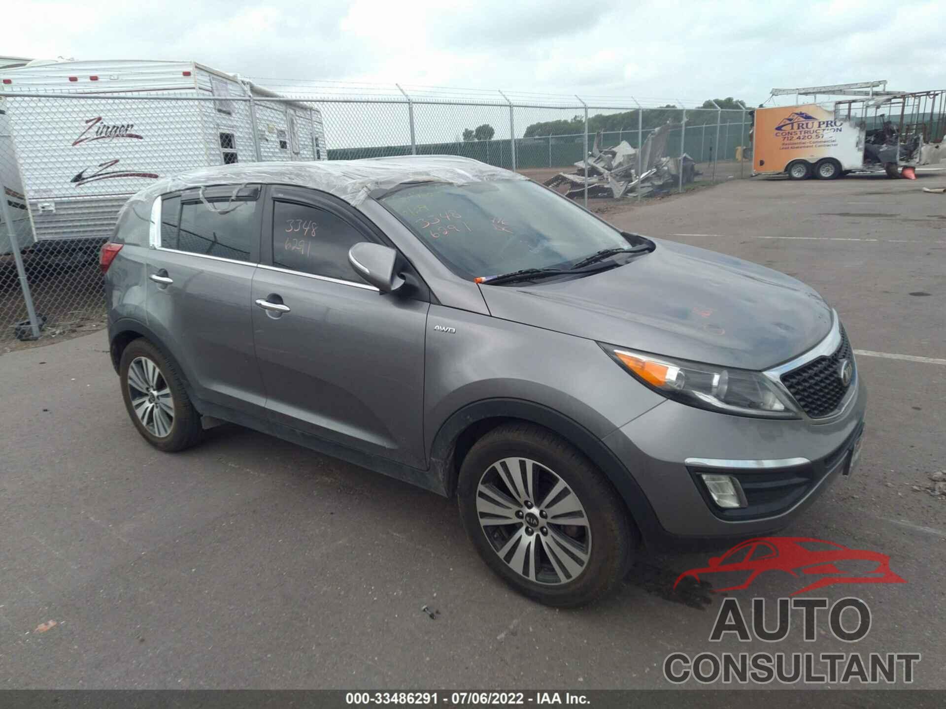 KIA SPORTAGE 2016 - KNDPCCAC0G7846260