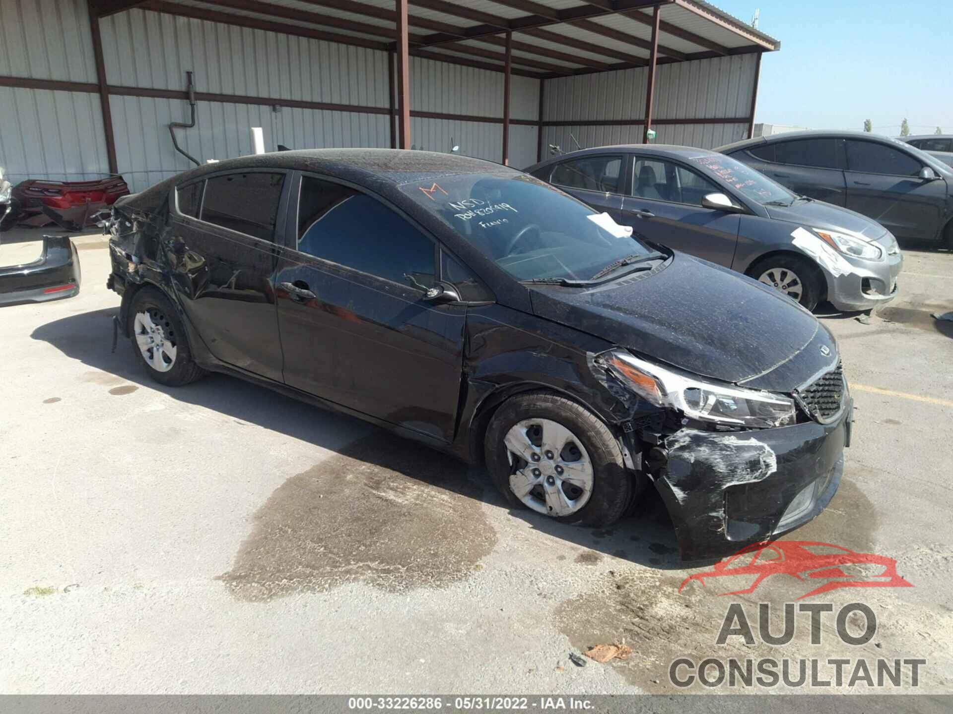 KIA FORTE 2017 - 3KPFK4A72HE123387