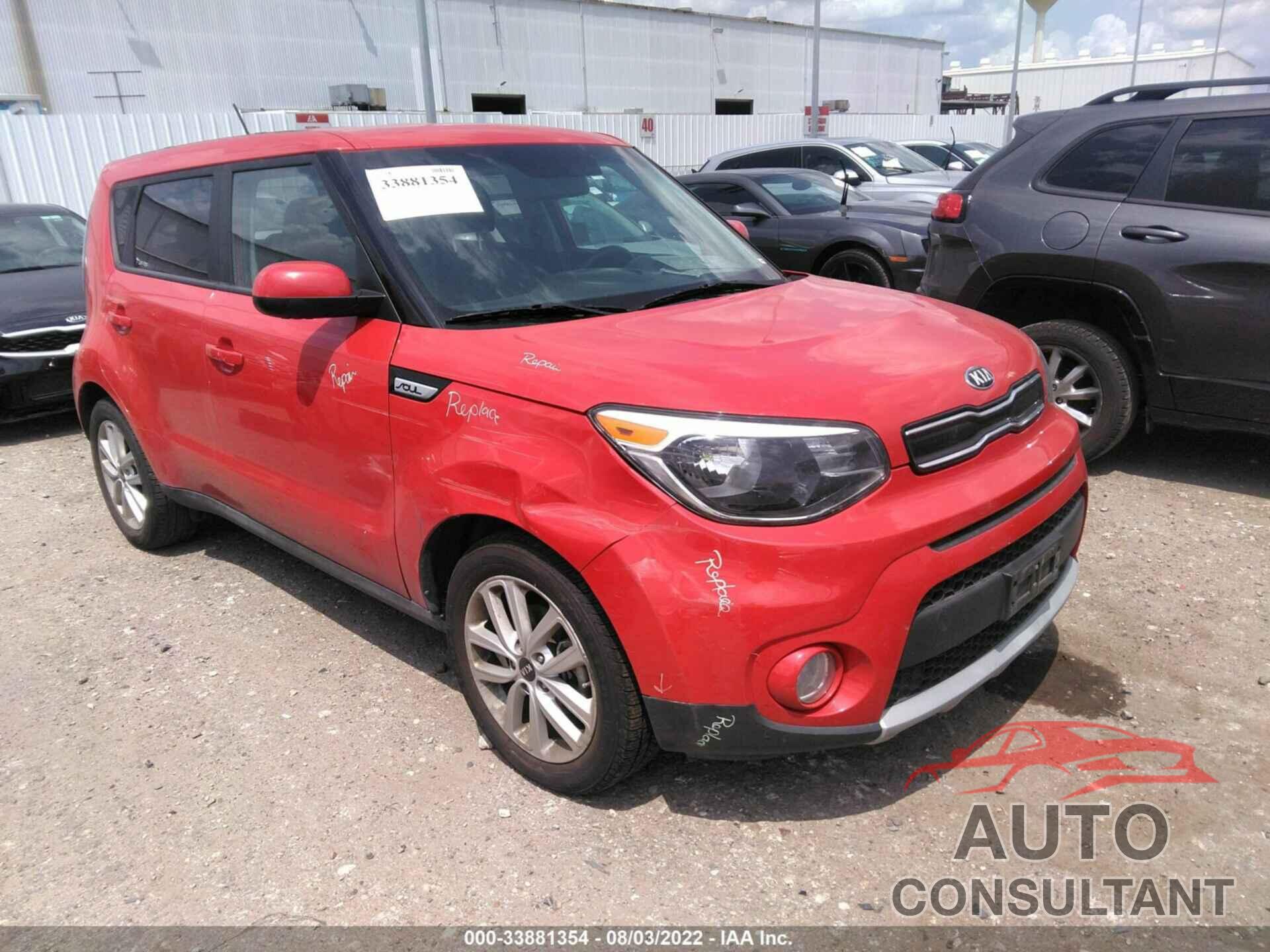 KIA SOUL 2019 - KNDJP3A54K7009600
