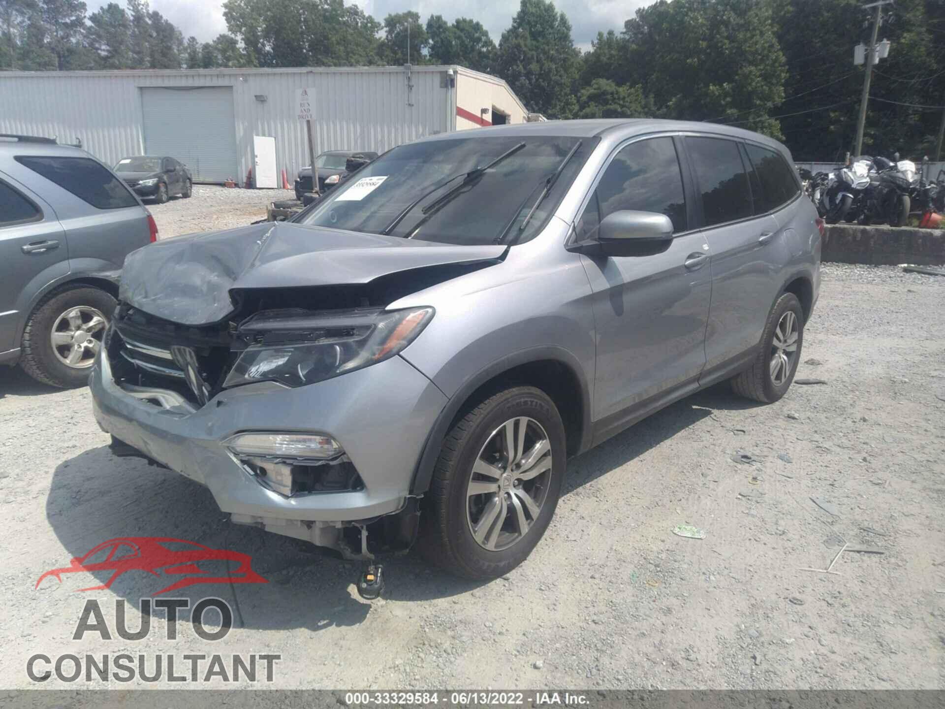 HONDA PILOT 2017 - 5FNYF5H40HB010546