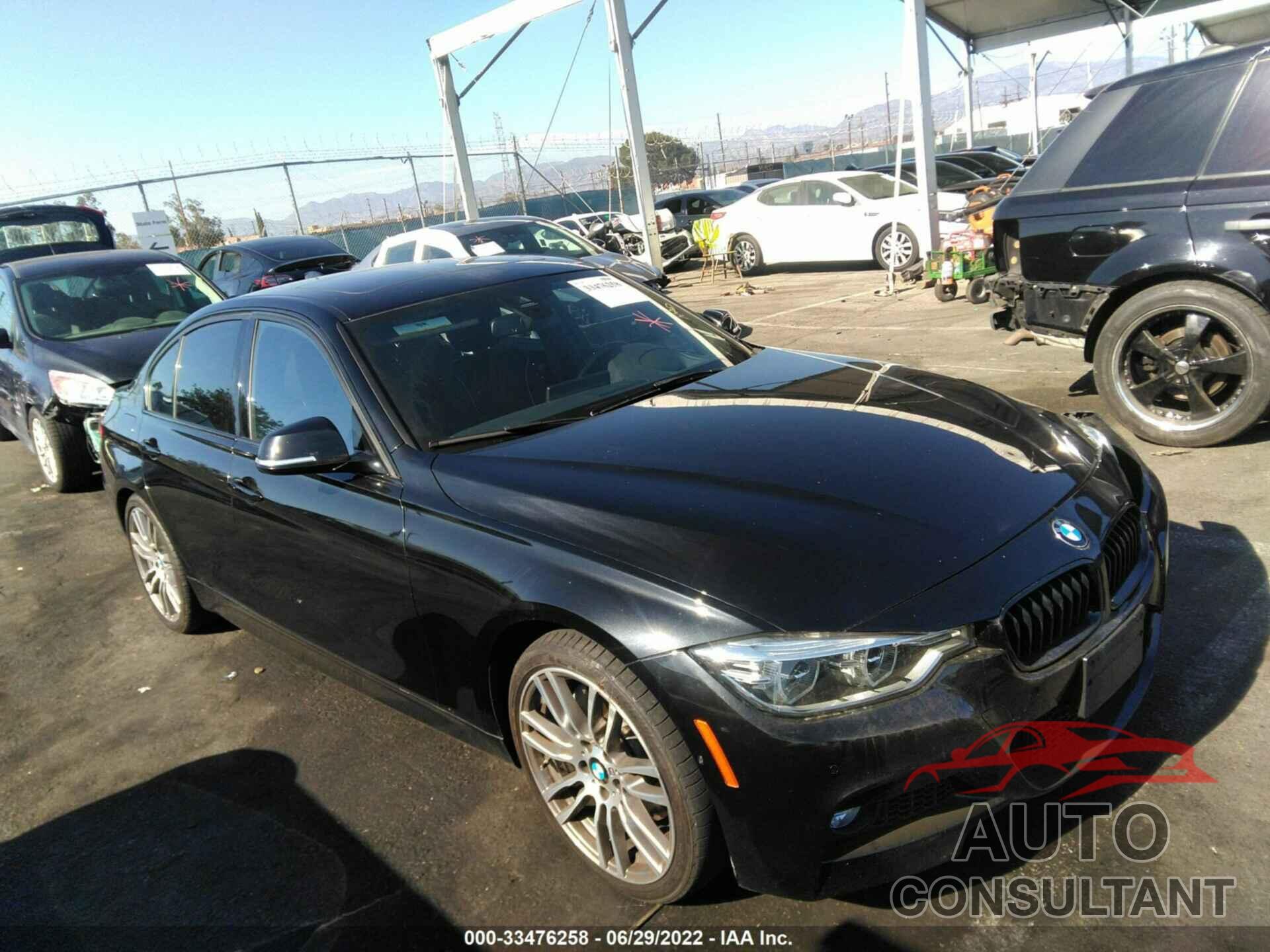 BMW 3 SERIES 2017 - WBA8B3G57HNU35495