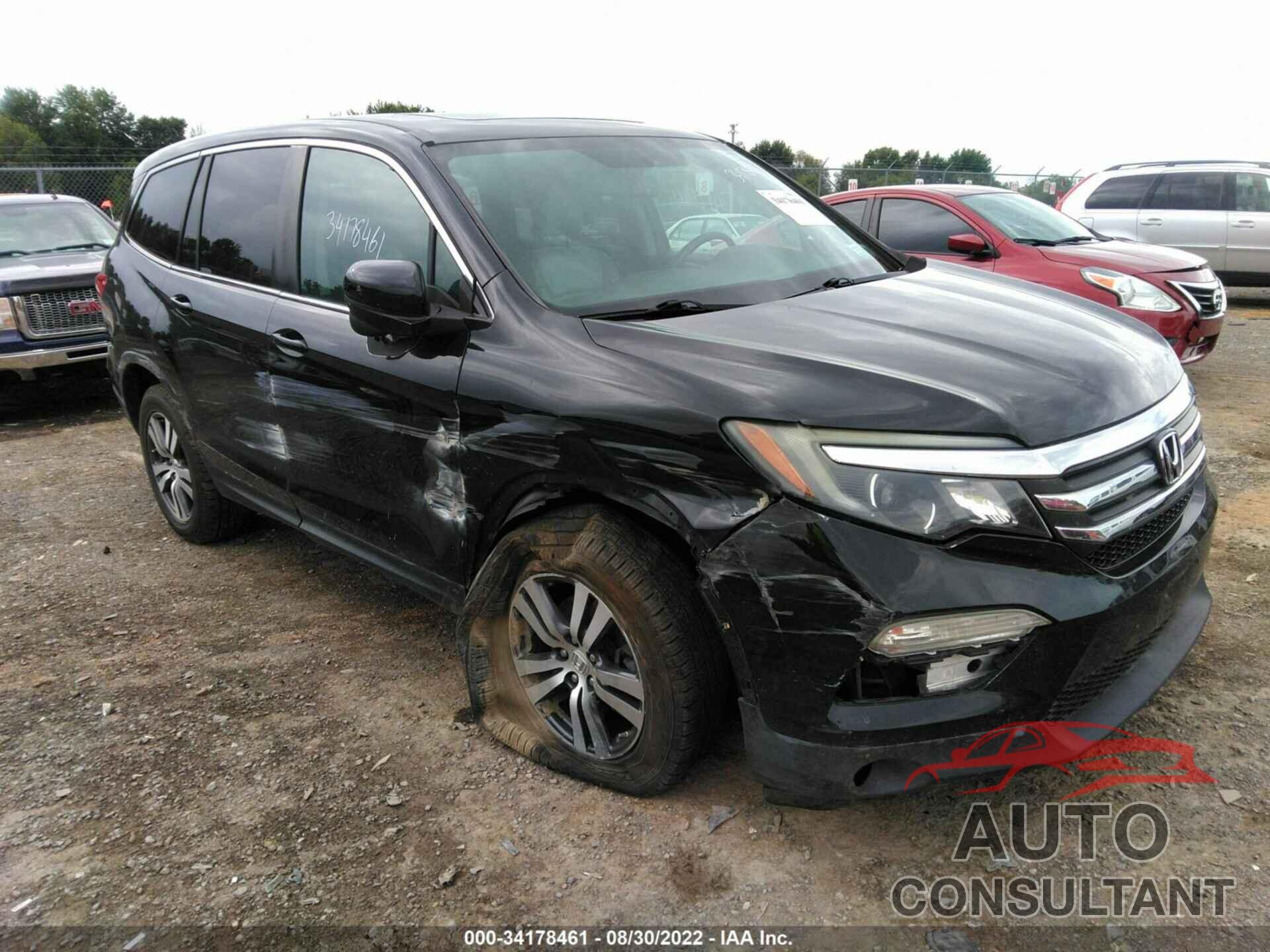 HONDA PILOT 2016 - 5FNYF6H50GB039199