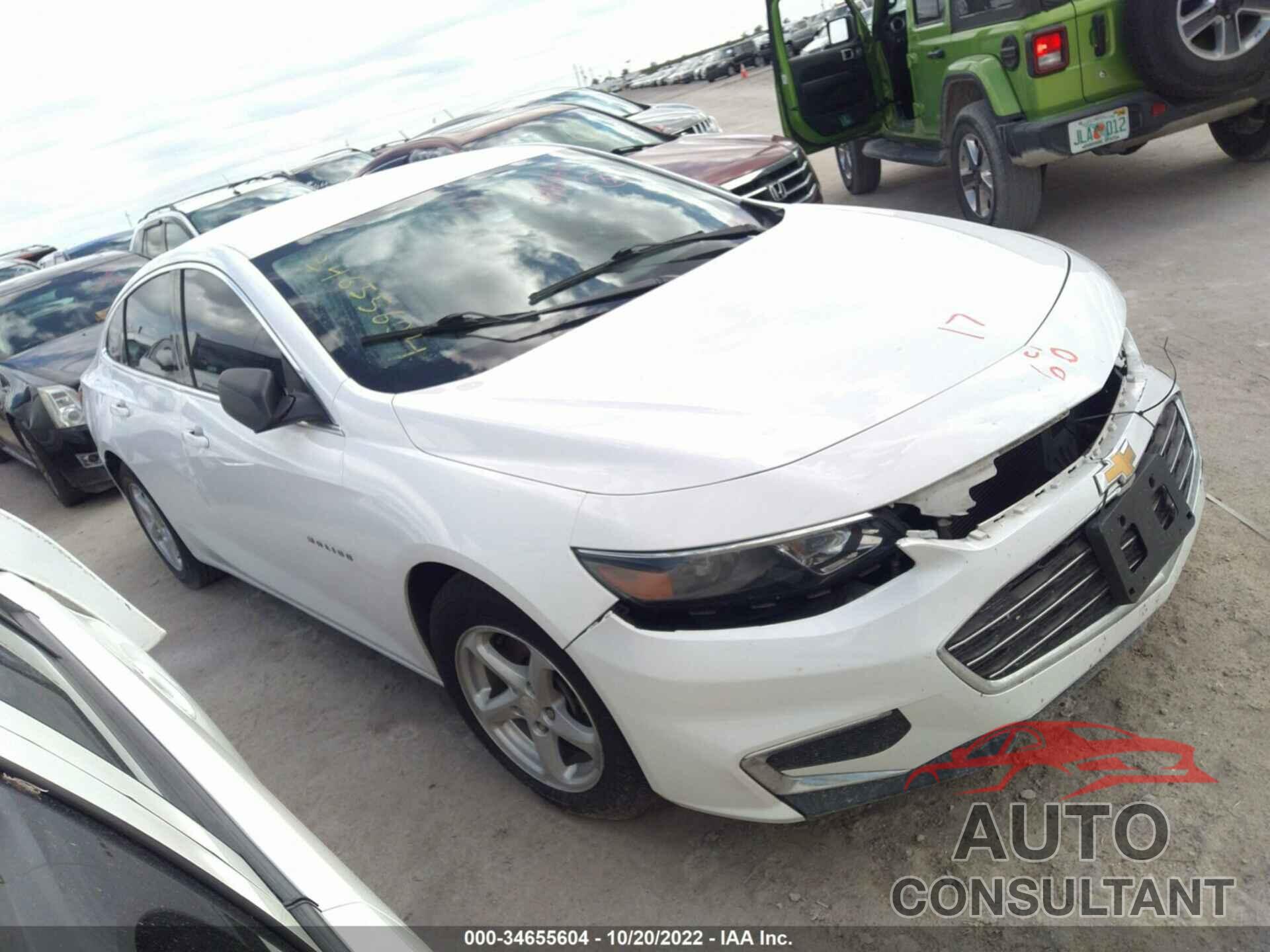 CHEVROLET MALIBU 2017 - 1G1ZC5ST6HF217010
