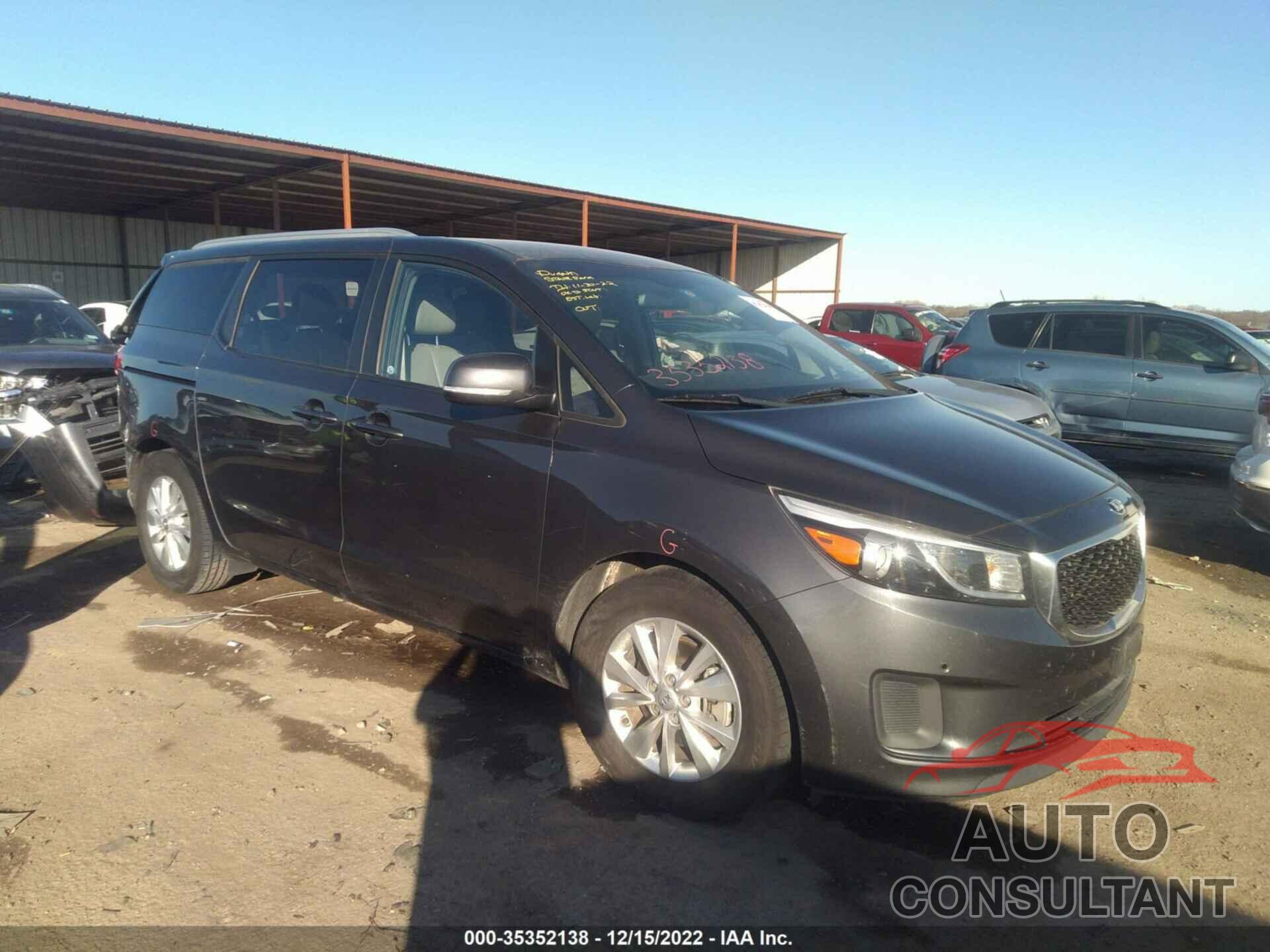 KIA SEDONA 2017 - KNDMB5C19H6260337