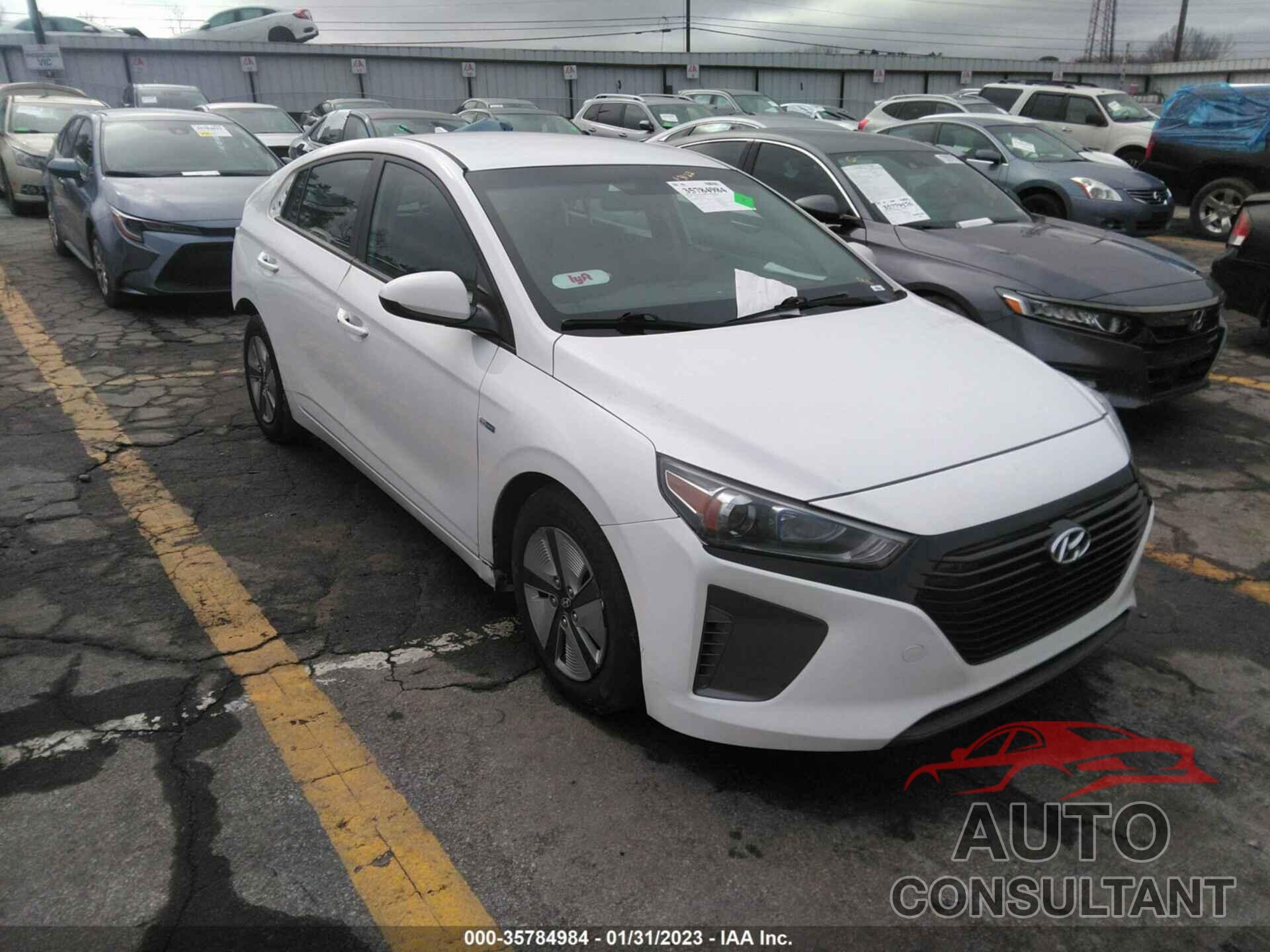 HYUNDAI IONIQ HYBRID 2019 - KMHC65LC7KU175237