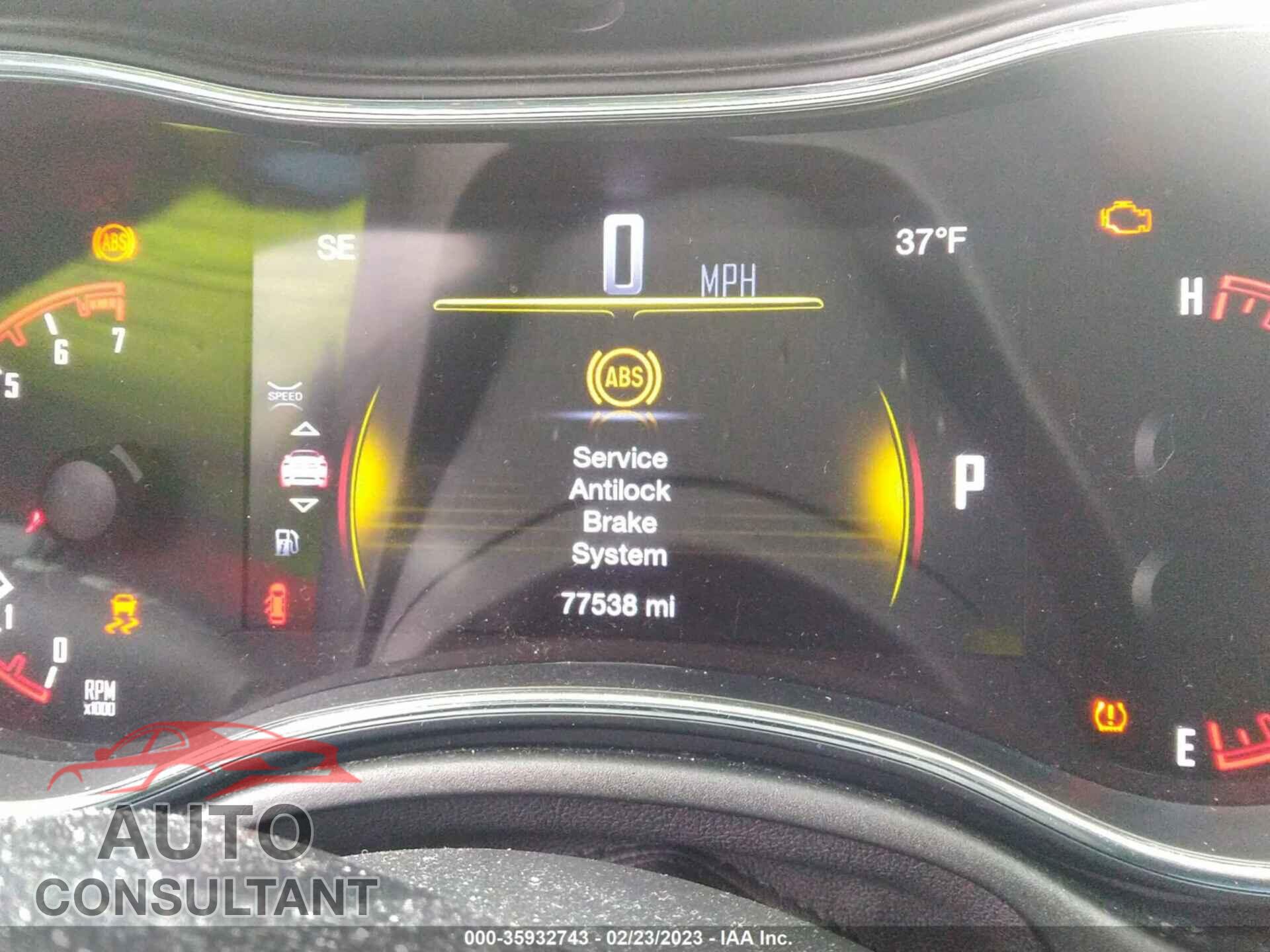 DODGE DURANGO 2016 - 1C4RDJDG7GC362876