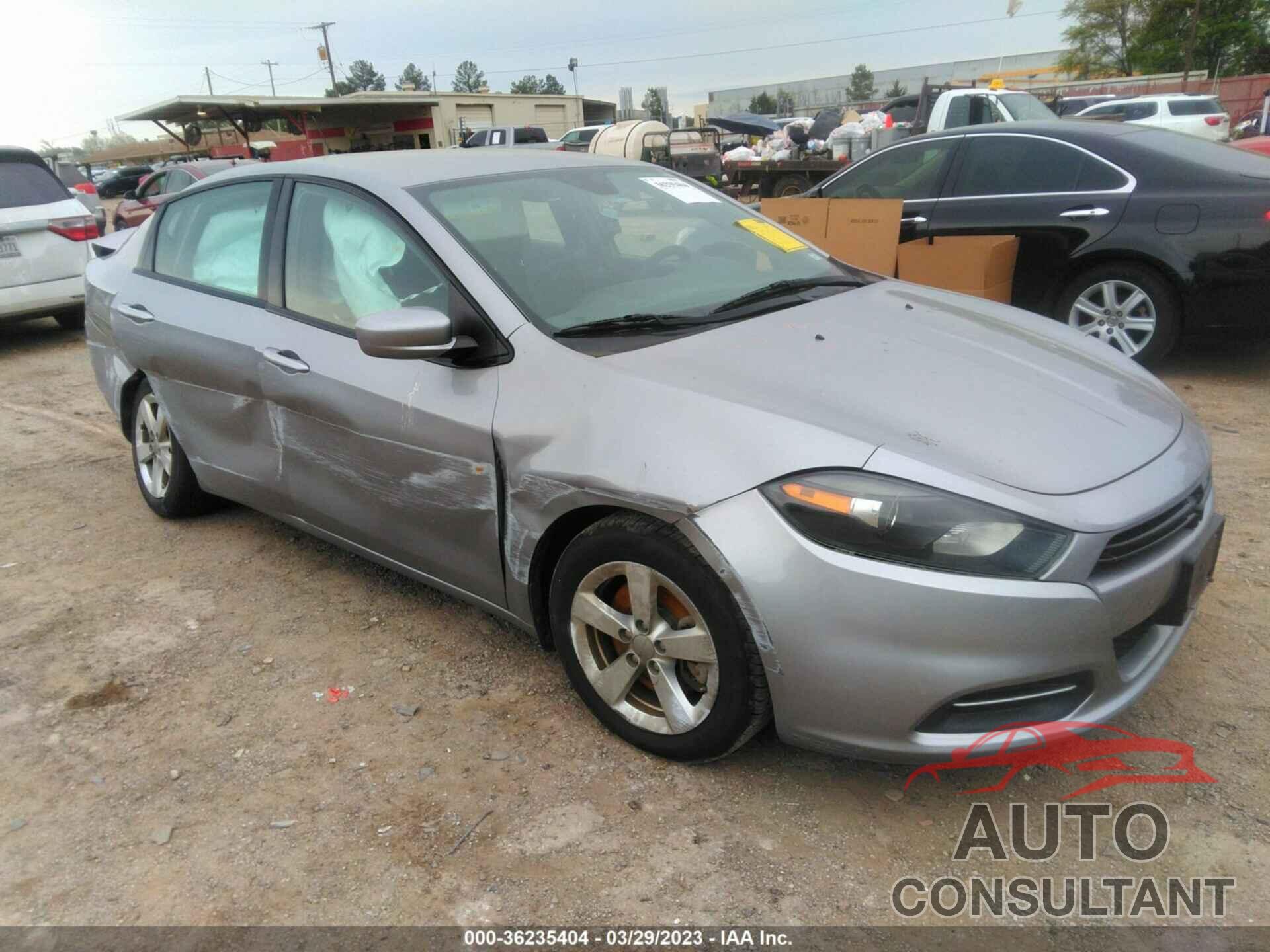 DODGE DART 2015 - 1C3CDFBB7FD275650