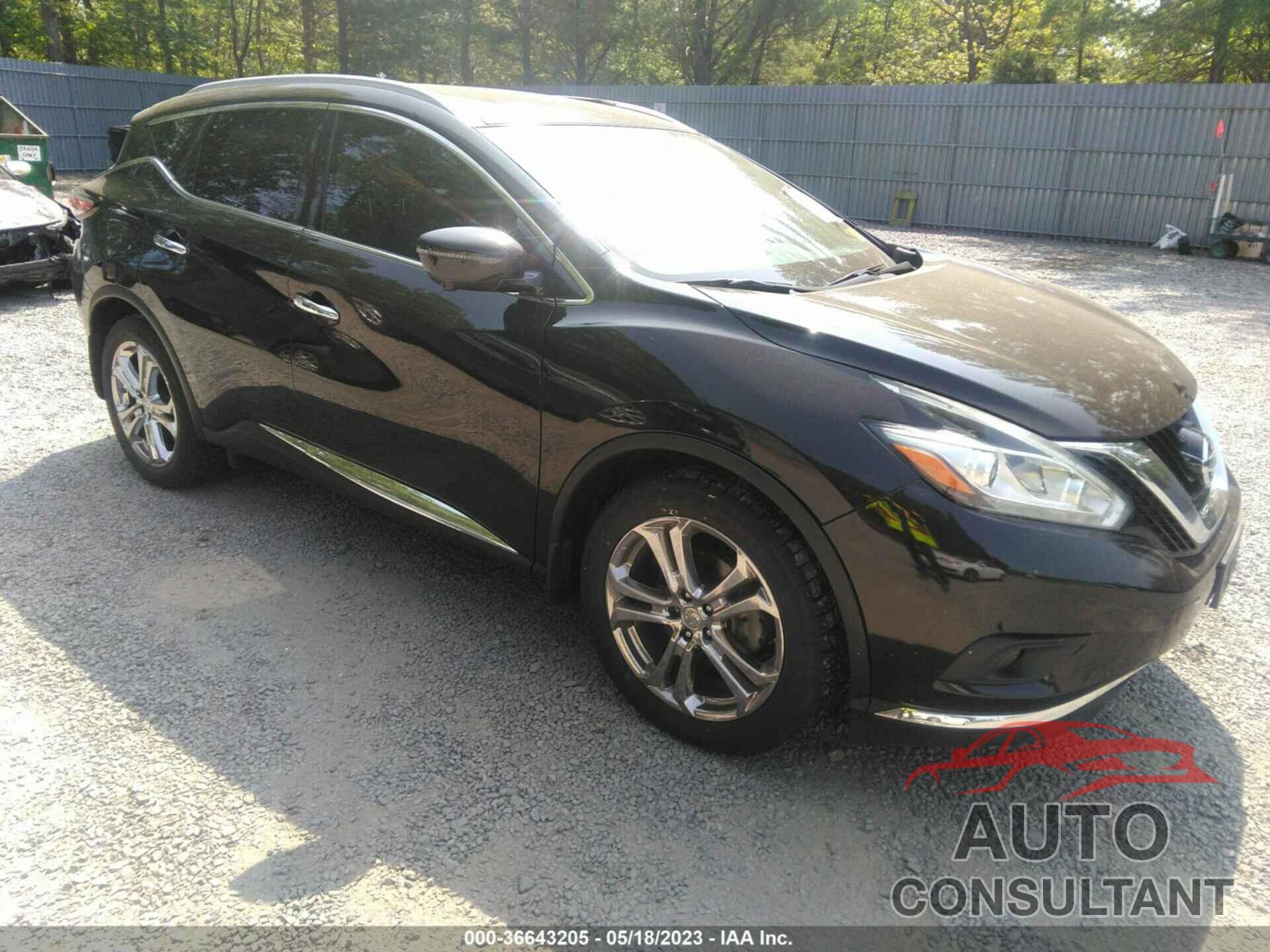 NISSAN MURANO 2017 - 5N1AZ2MH5HN118710