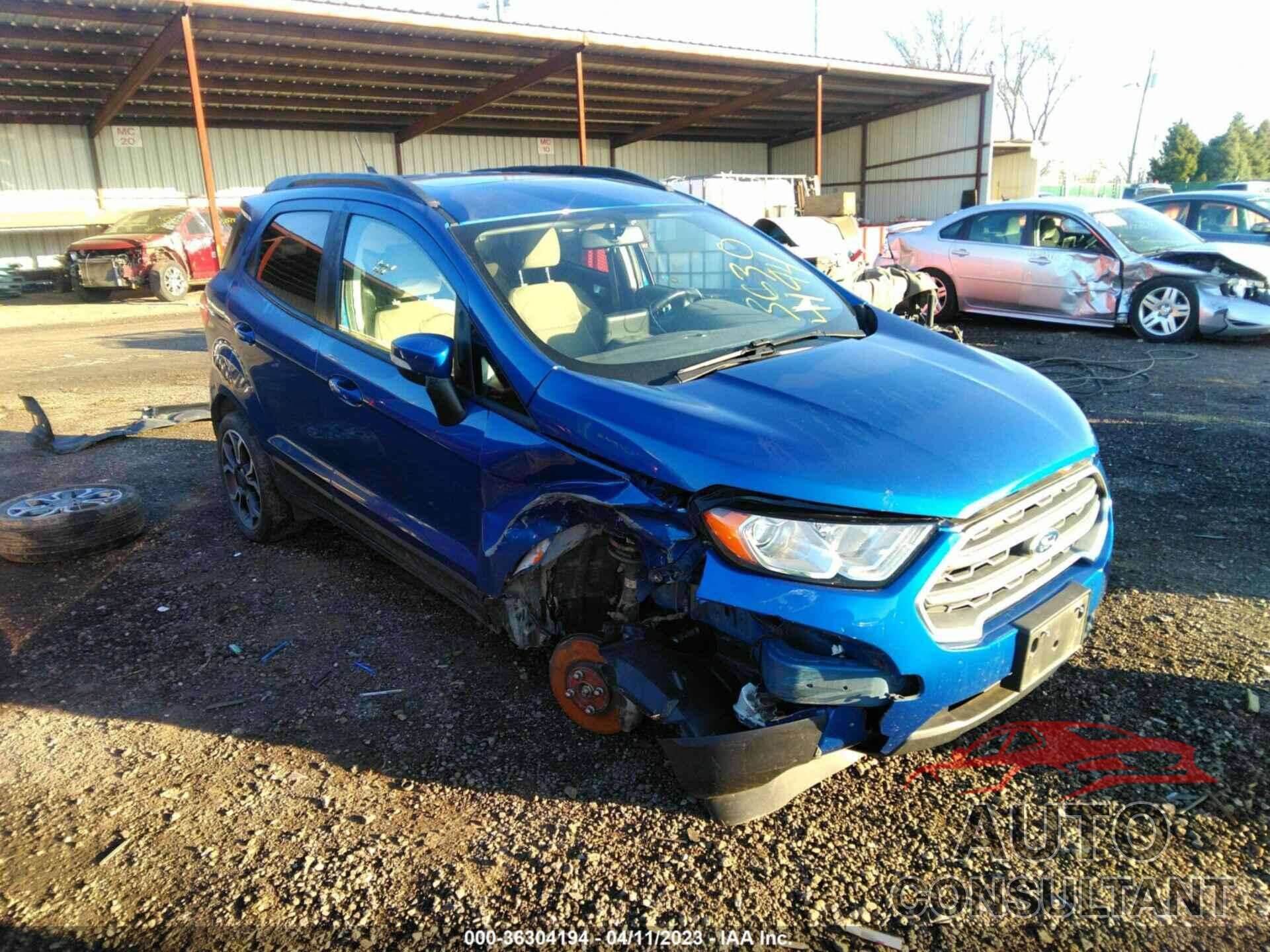 FORD ECOSPORT 2018 - MAJ6P1UL5JC240666