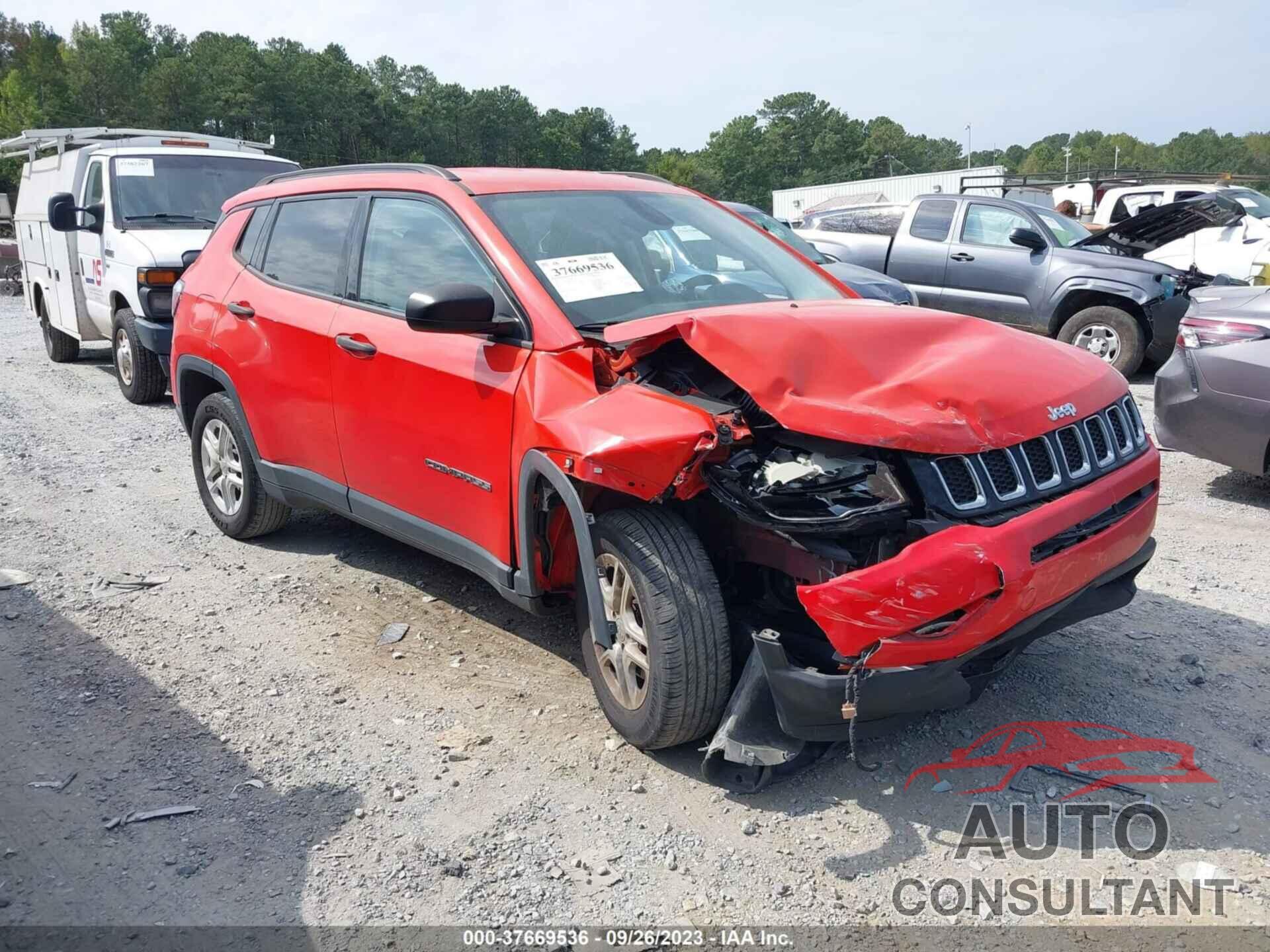 JEEP COMPASS 2018 - 3C4NJCAB0JT123337