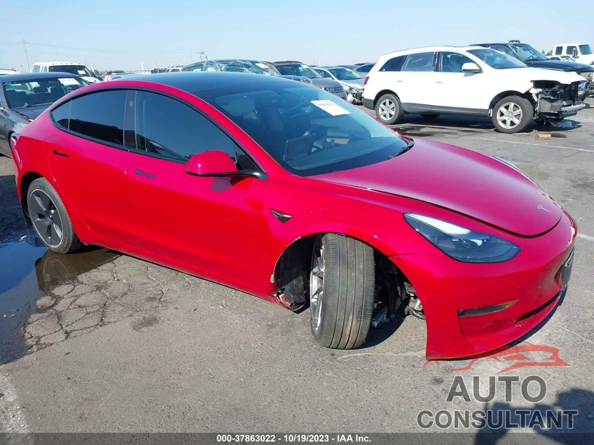 TESLA MODEL 3 2022 - 5YJ3E1EB1NF138475