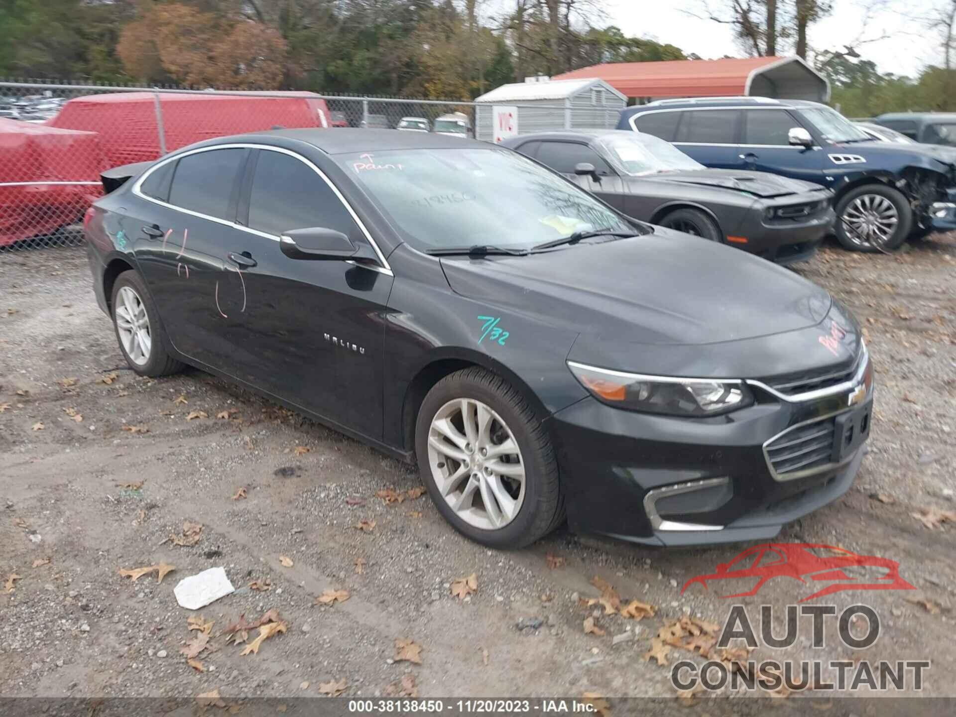 CHEVROLET MALIBU 2016 - 1G1ZE5ST4GF238611