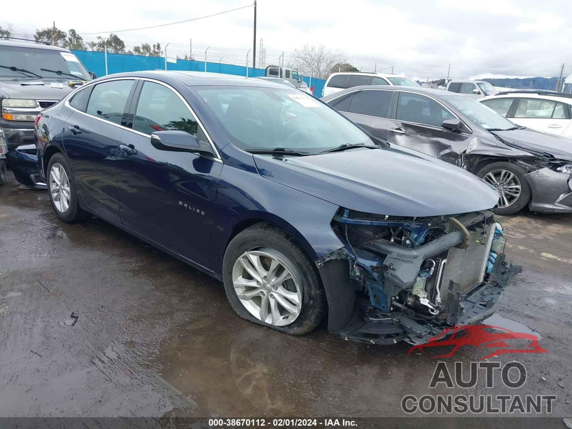 CHEVROLET MALIBU 2017 - 1G1ZE5ST6HF168451