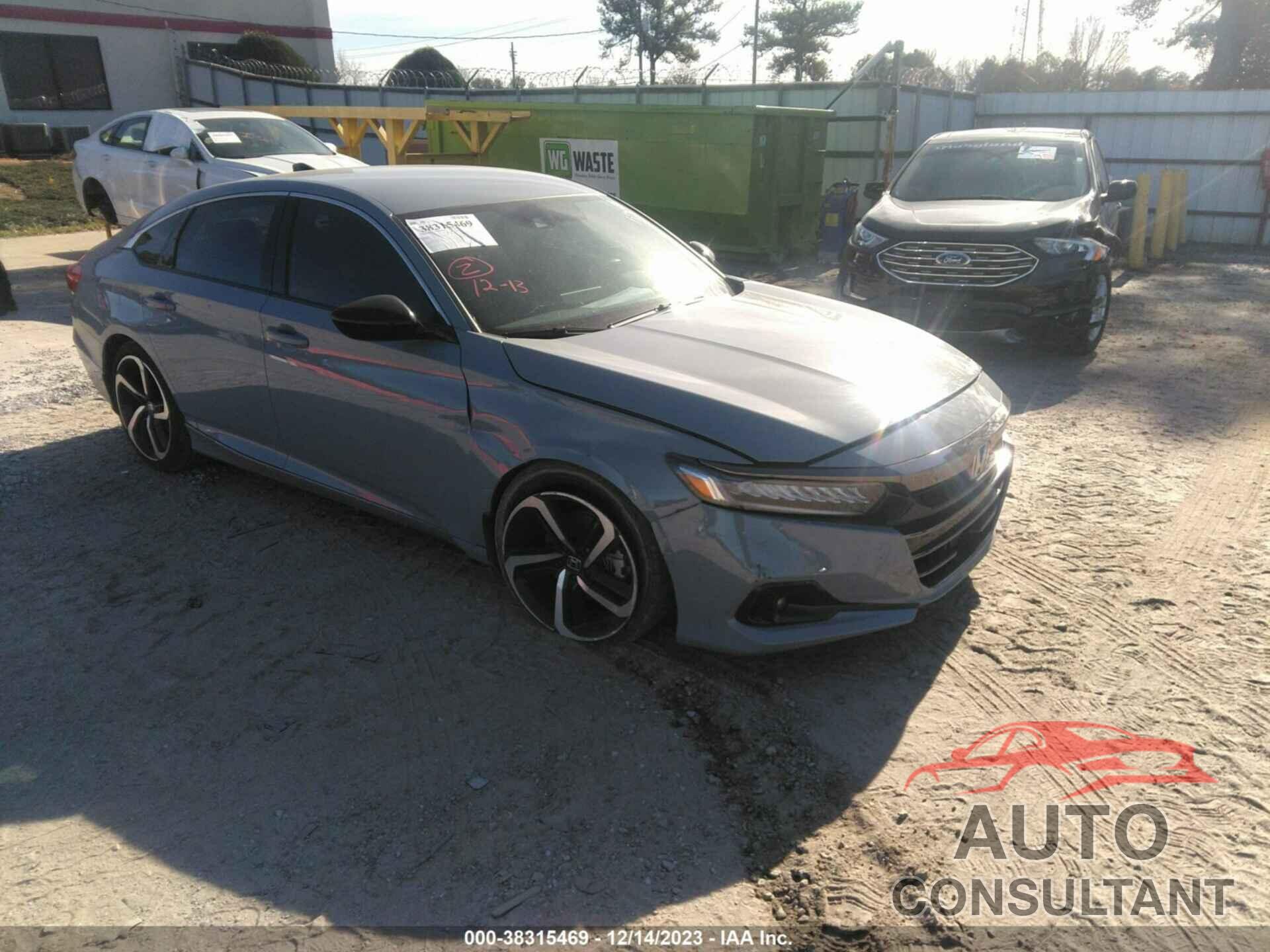 HONDA ACCORD 2021 - 1HGCV1F33MA053301