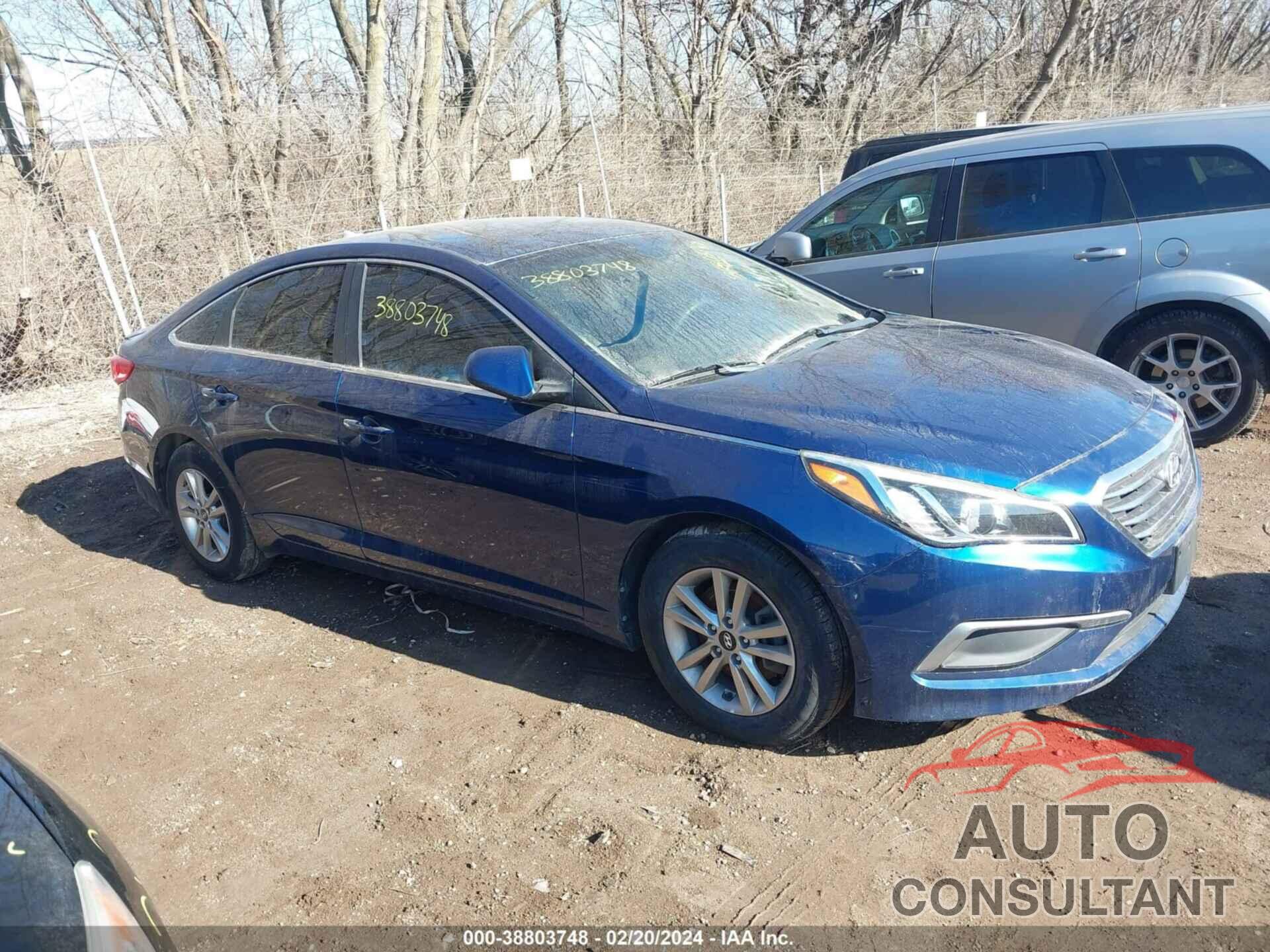 HYUNDAI SONATA 2017 - 5NPE24AFXHH469685