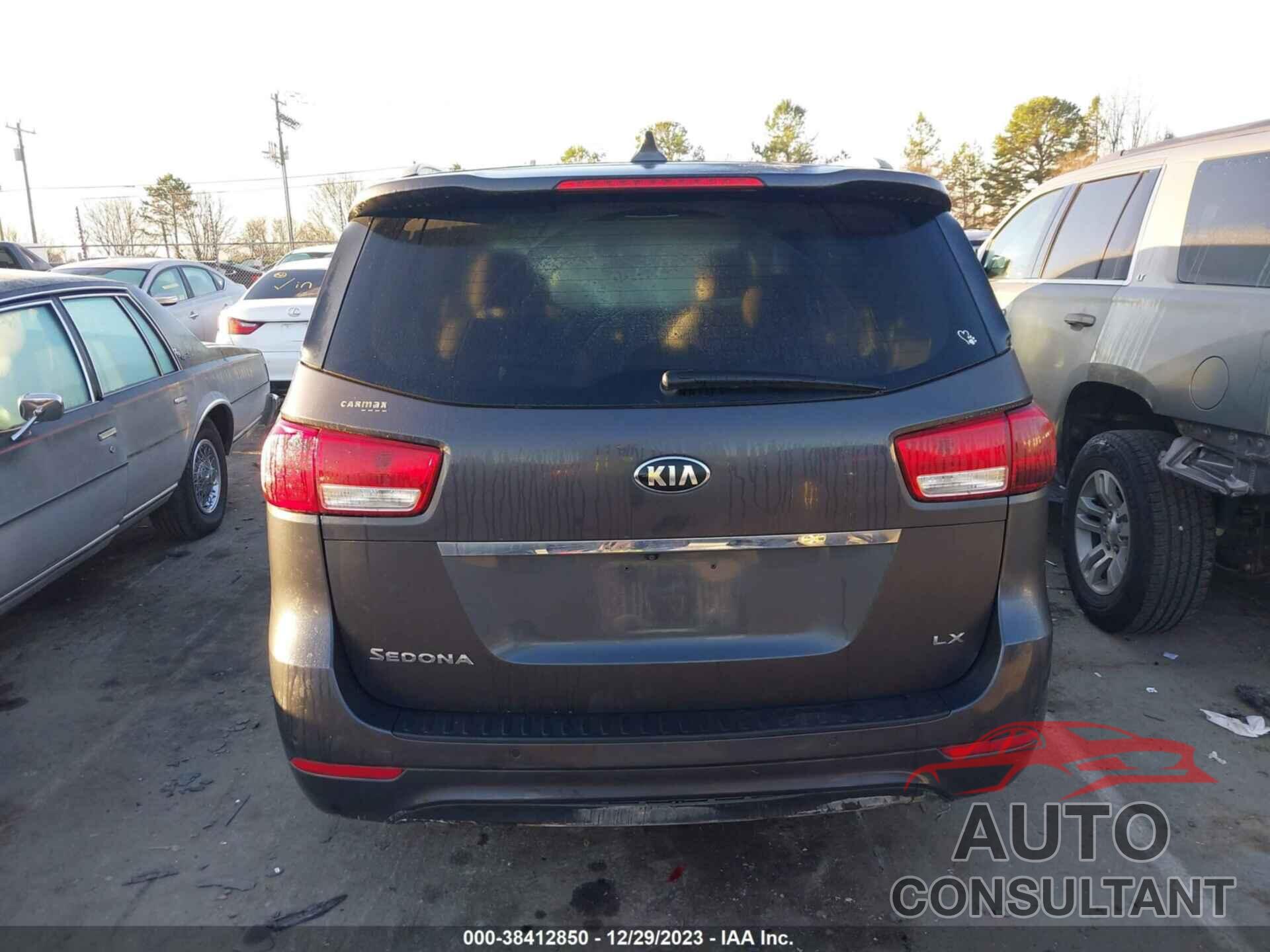 KIA SEDONA 2016 - KNDMB5C13G6120007