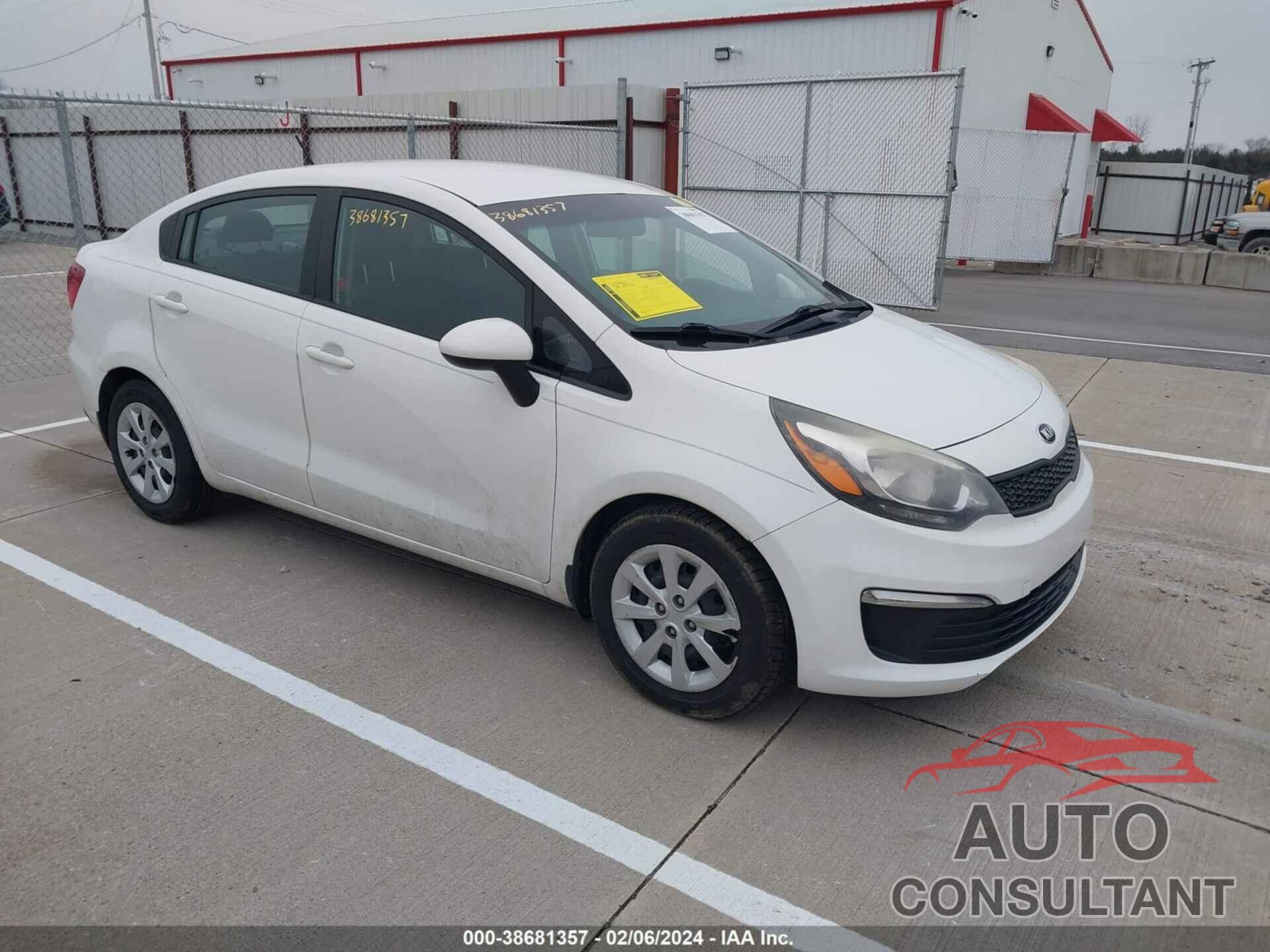 KIA RIO 2016 - KNADM4A3XG6641568