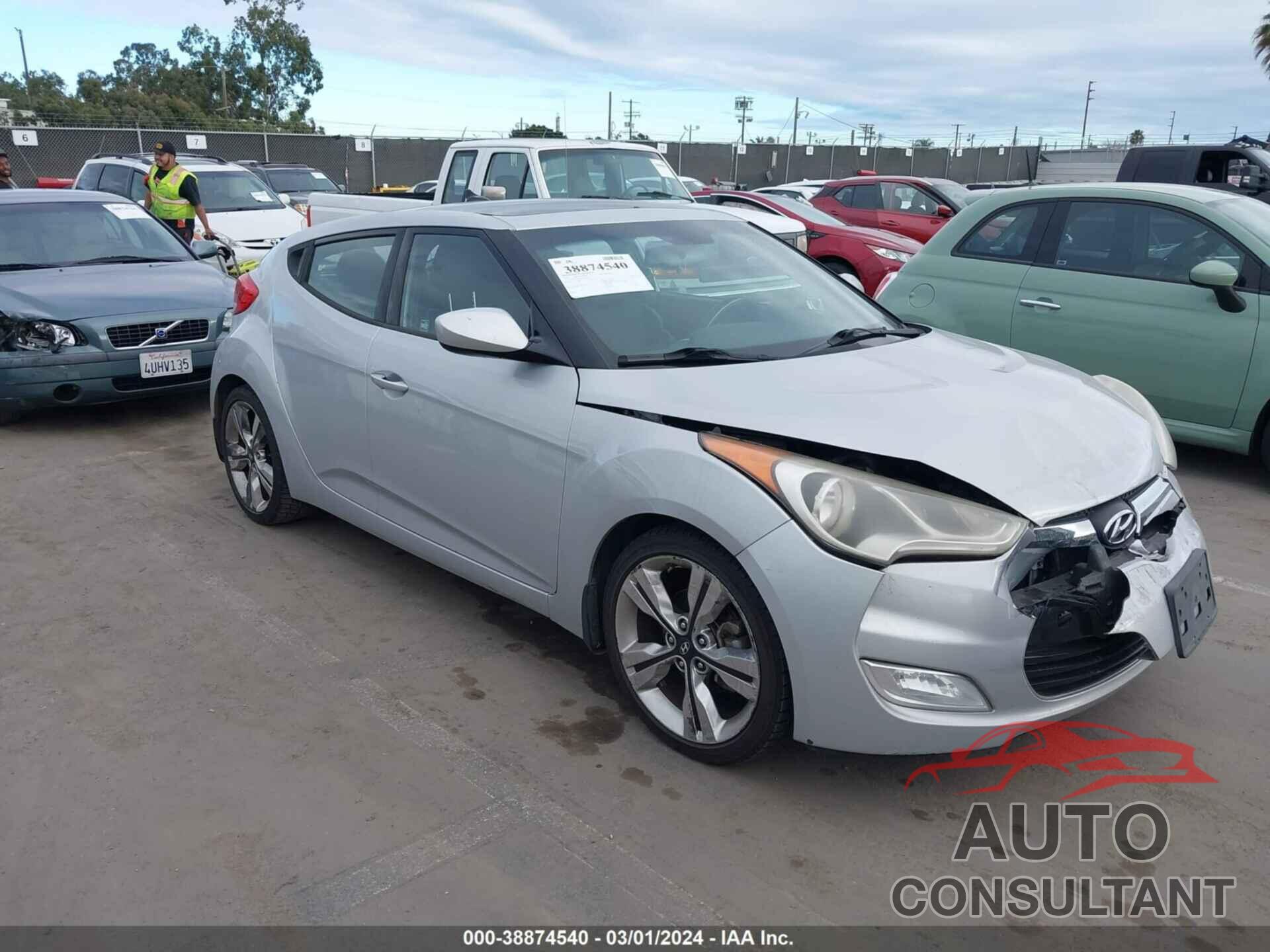 HYUNDAI VELOSTER 2016 - KMHTC6AD2GU292404