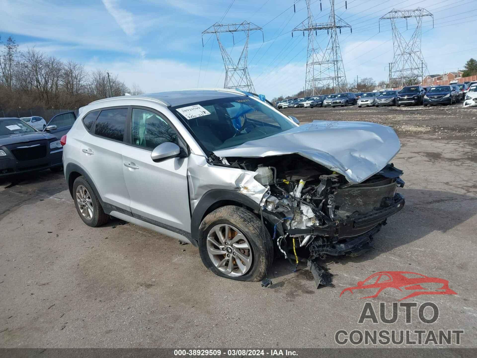 HYUNDAI TUCSON 2018 - KM8J33A45JU706174