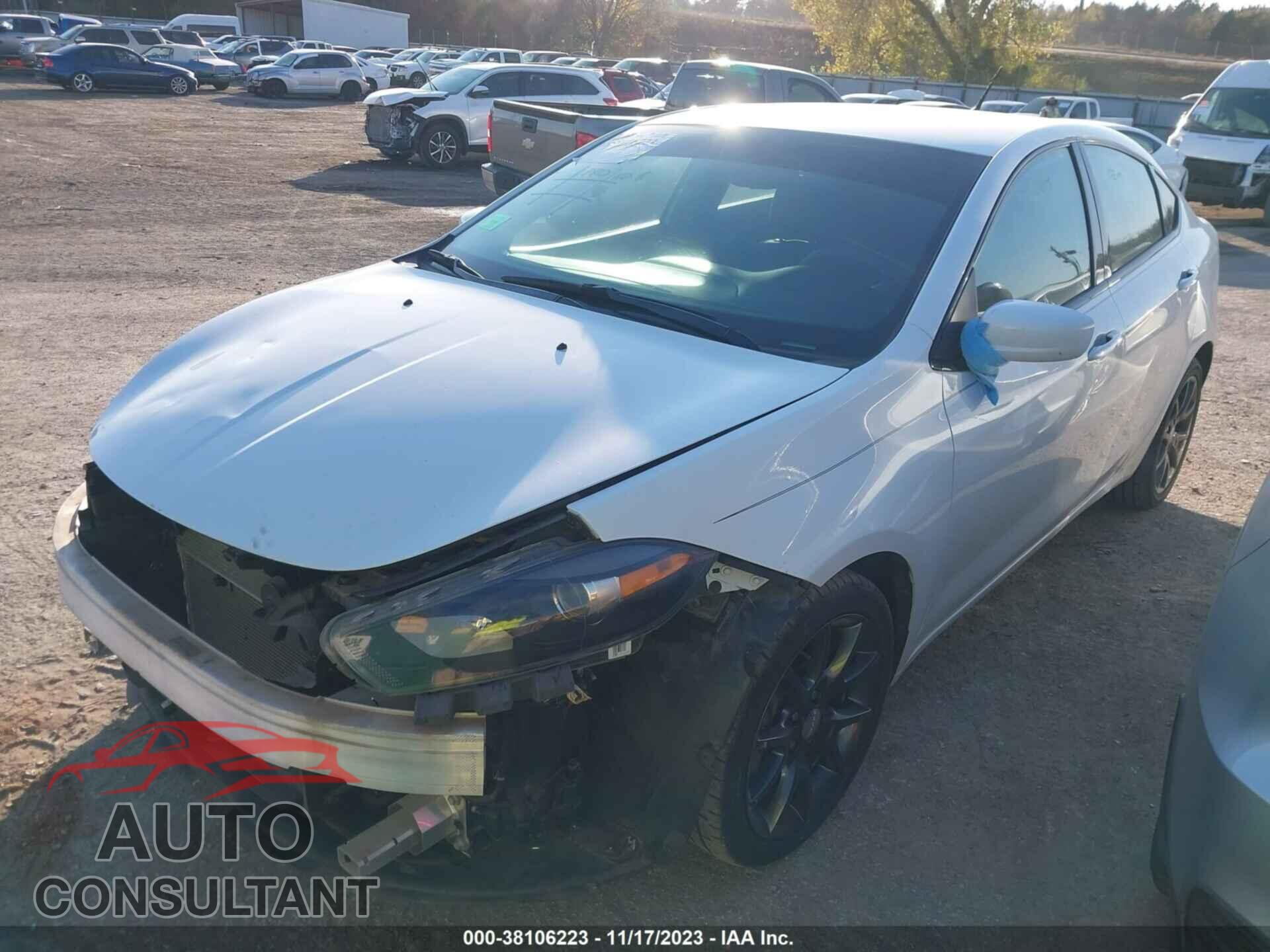 DODGE DART 2015 - 1C3CDFAAXFD392440