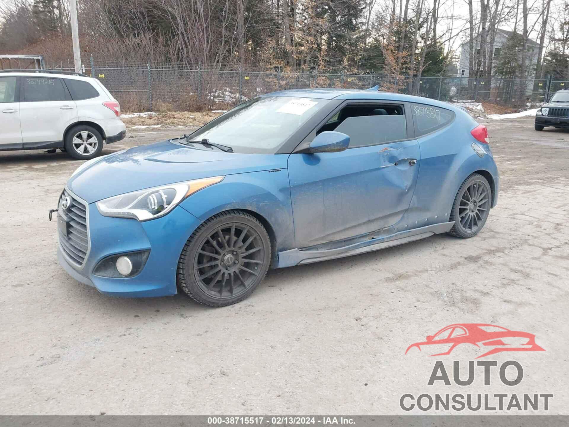 HYUNDAI VELOSTER 2016 - KMHTC6AE5GU252715