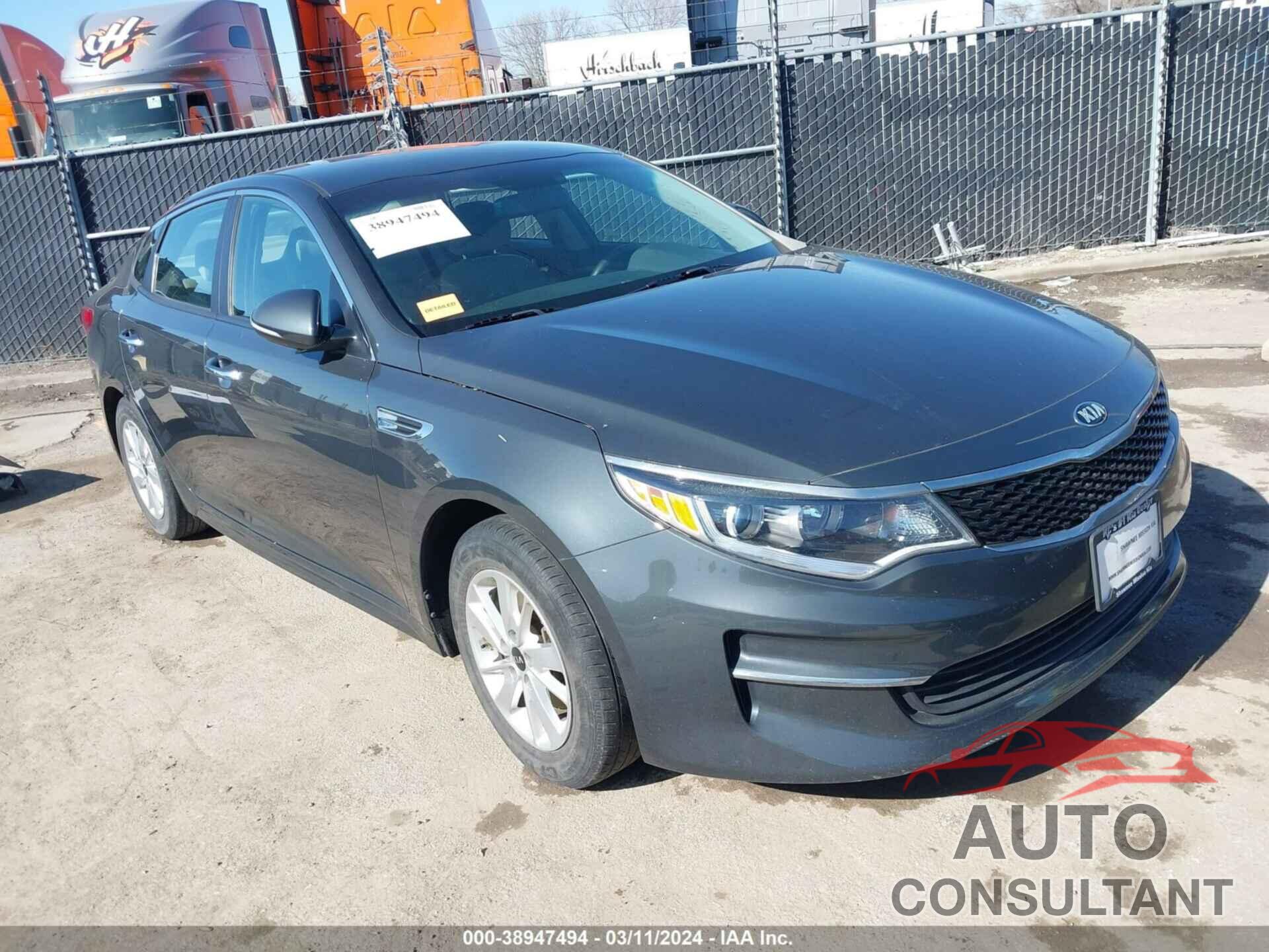 KIA OPTIMA 2016 - 5XXGT4L39GG023269