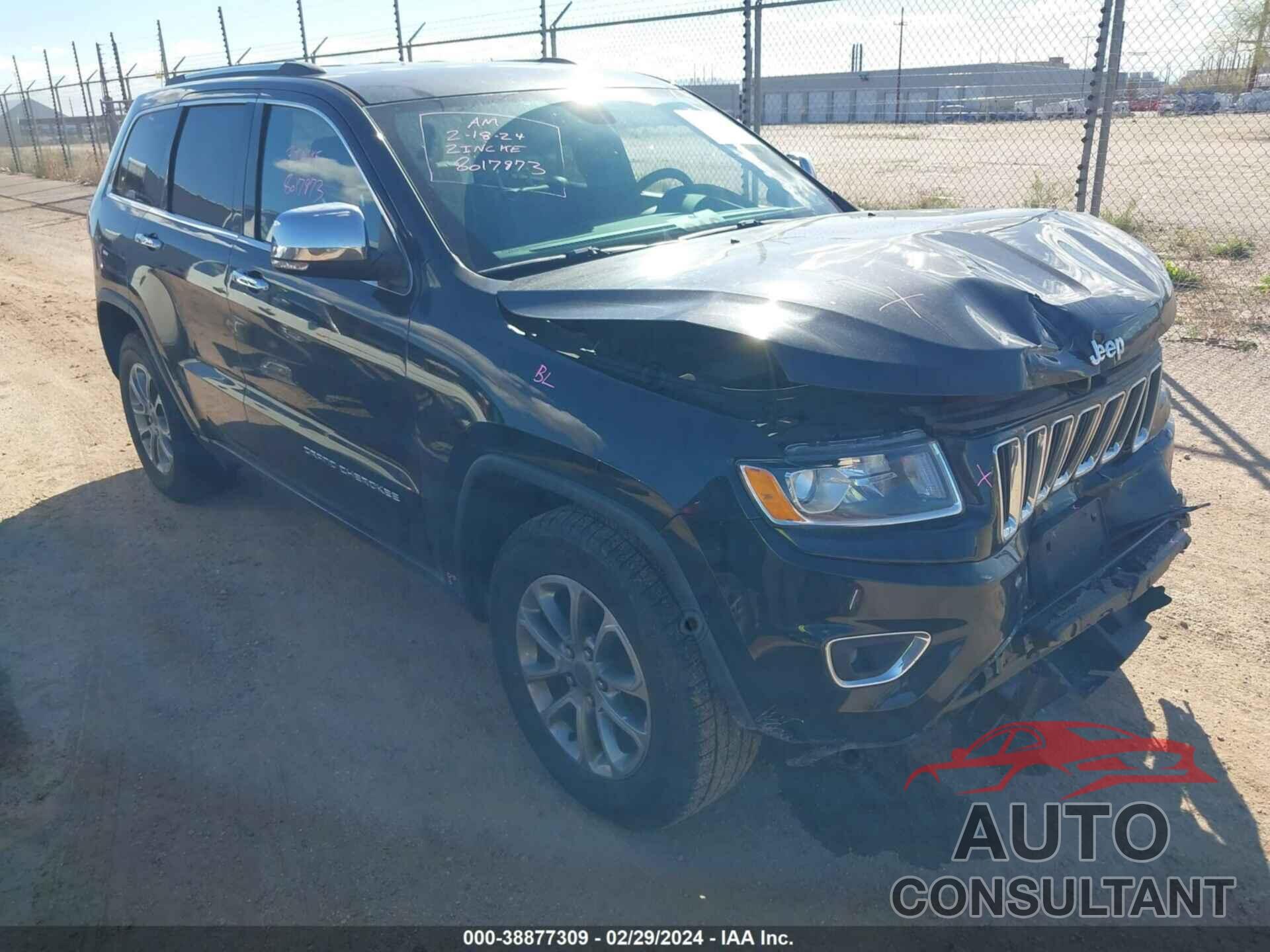 JEEP GRAND CHEROKEE 2016 - 1C4RJEBG7GC422674
