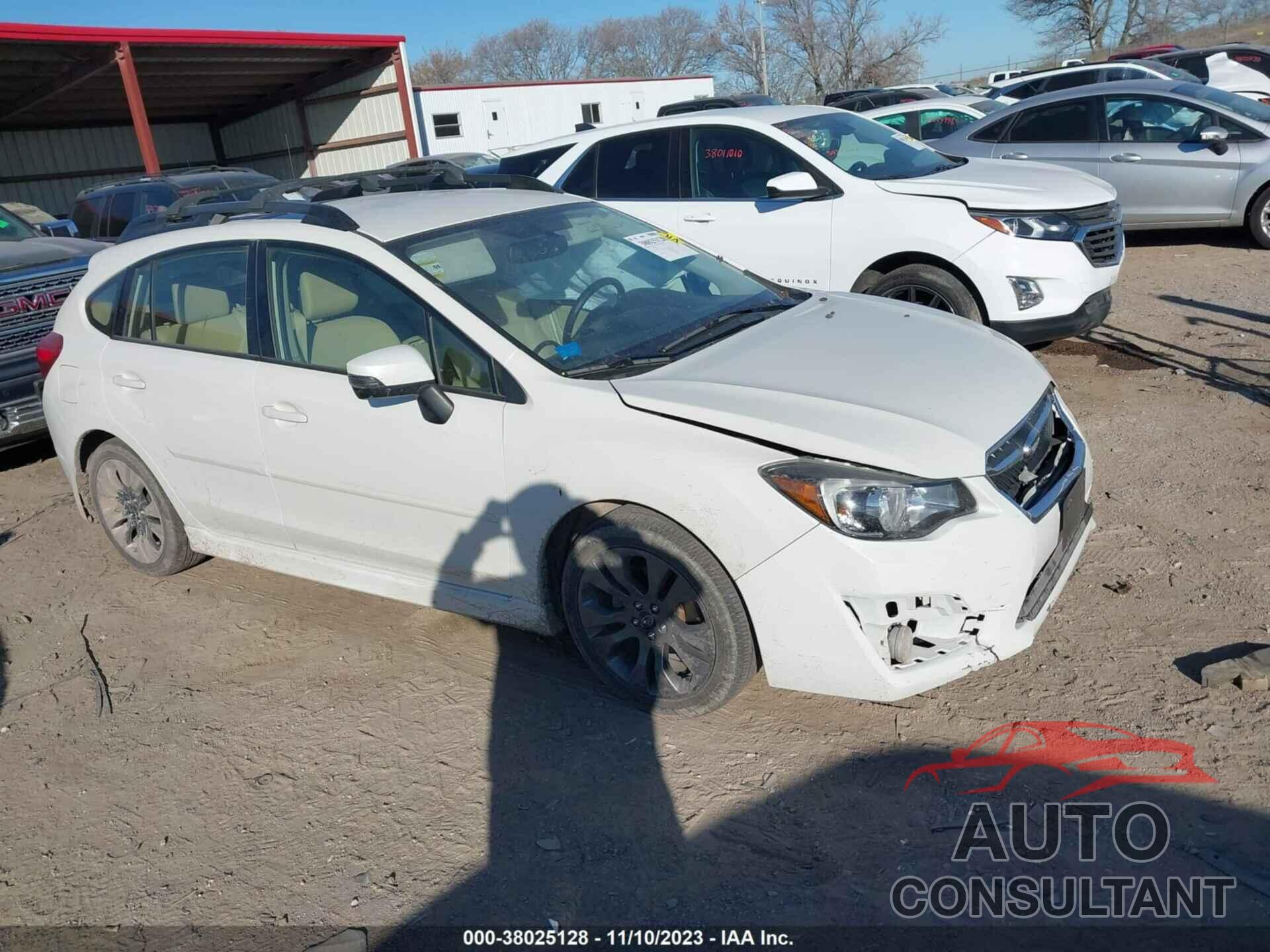 SUBARU IMPREZA 2016 - JF1GPAP62GH255437